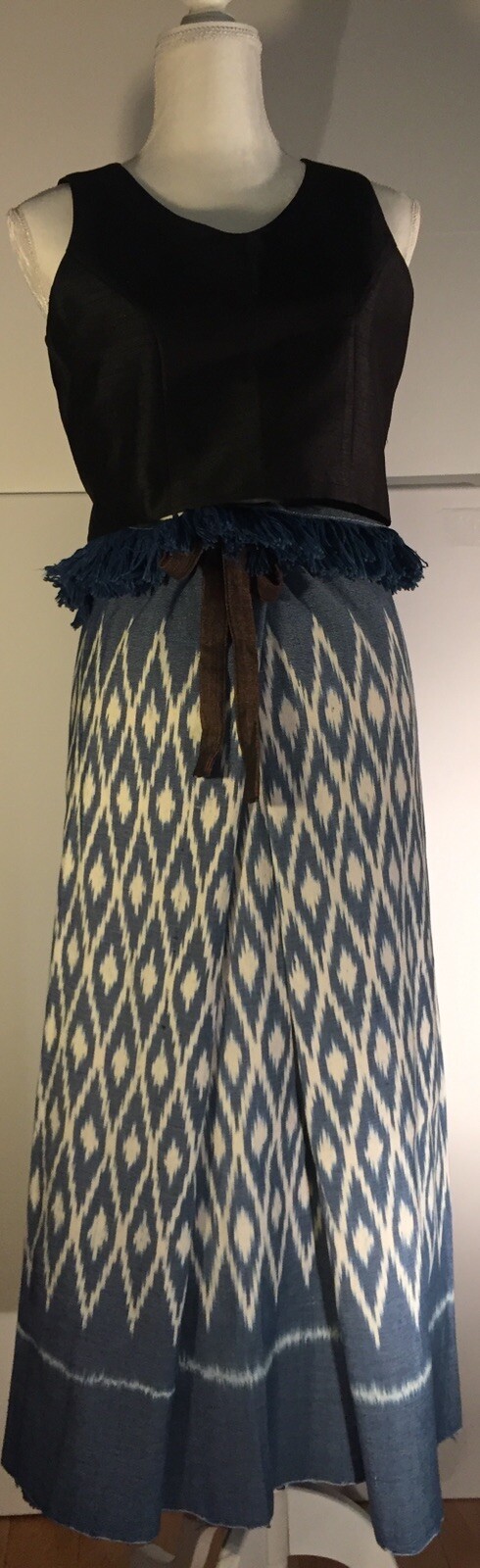 Thai traditional pattern woven sarong, Thai wrap sarong, Thai wrap skirt