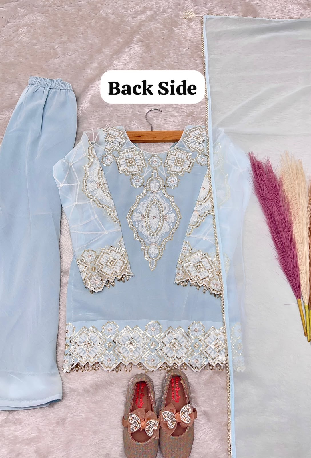Readymade kids girls PALAZZO party wear eid indian girls designer dress