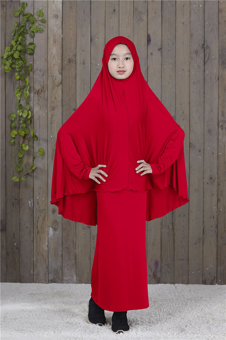 Dubai Muslim Women Prayer Large Overhead Clothes Pullover Hijab Long Maxi Dress