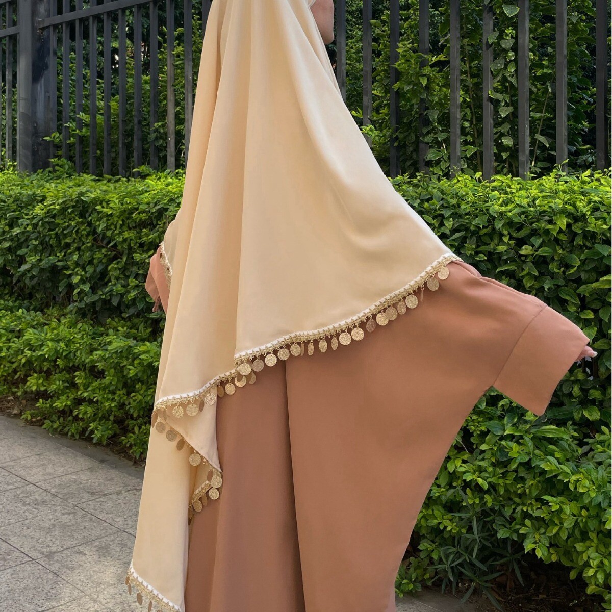 Muslim Women Prayer Scarf Hijab Long Khimar Islamic Niqab Nikab Arabic Headscarf