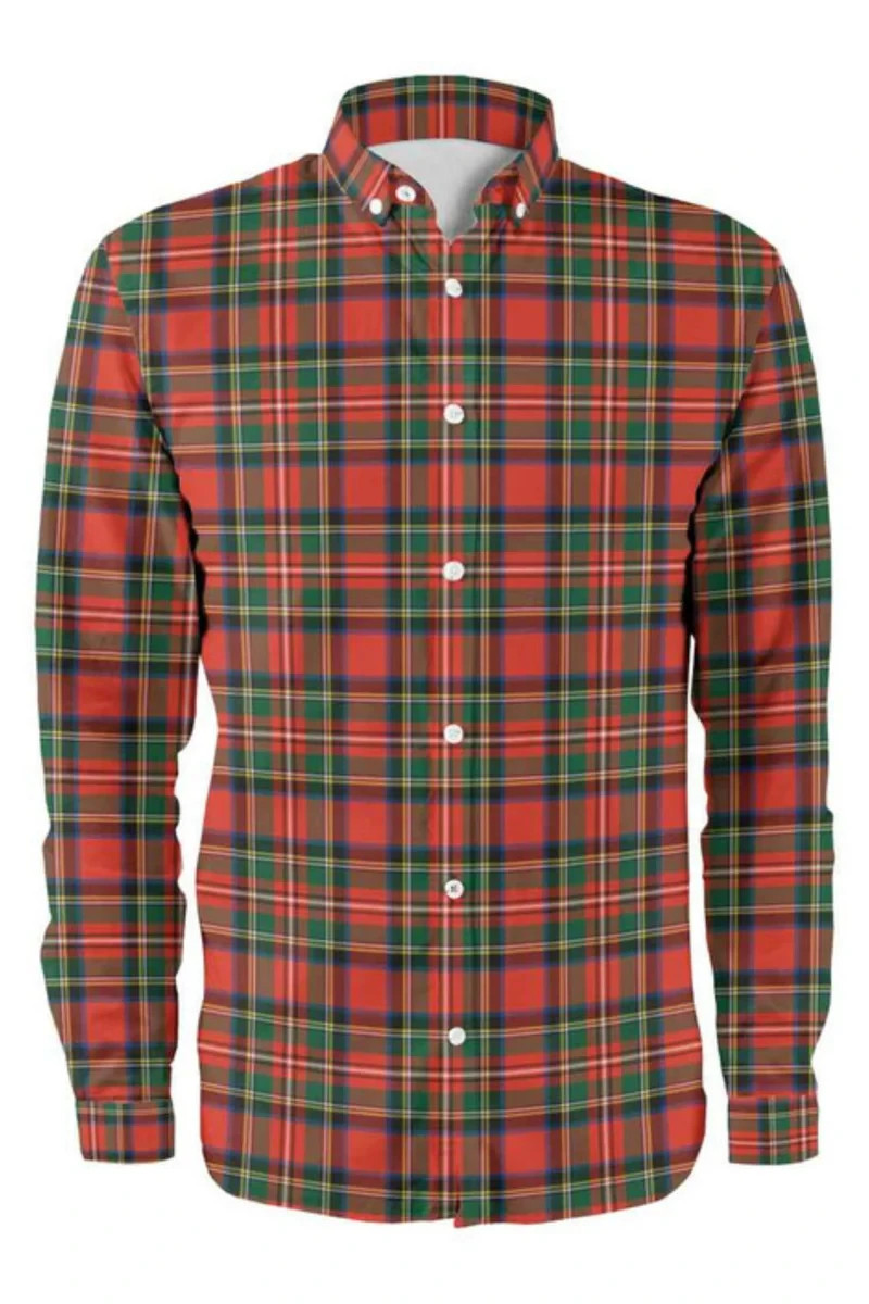 Plaid Long Sleeve Button Shirt