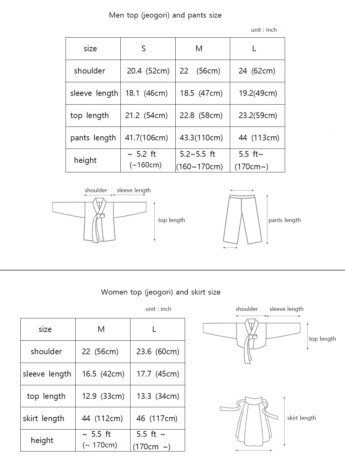 Men Women Korea traditional costume clothing Halloween Hanbok pants skirt