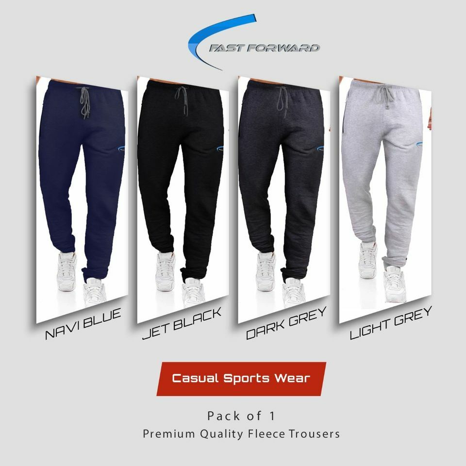 NEW MENS PREMIUM QUALITY SWEAT PANTS FLEECE 4 COLORS AVAILABLE -FITS M/L