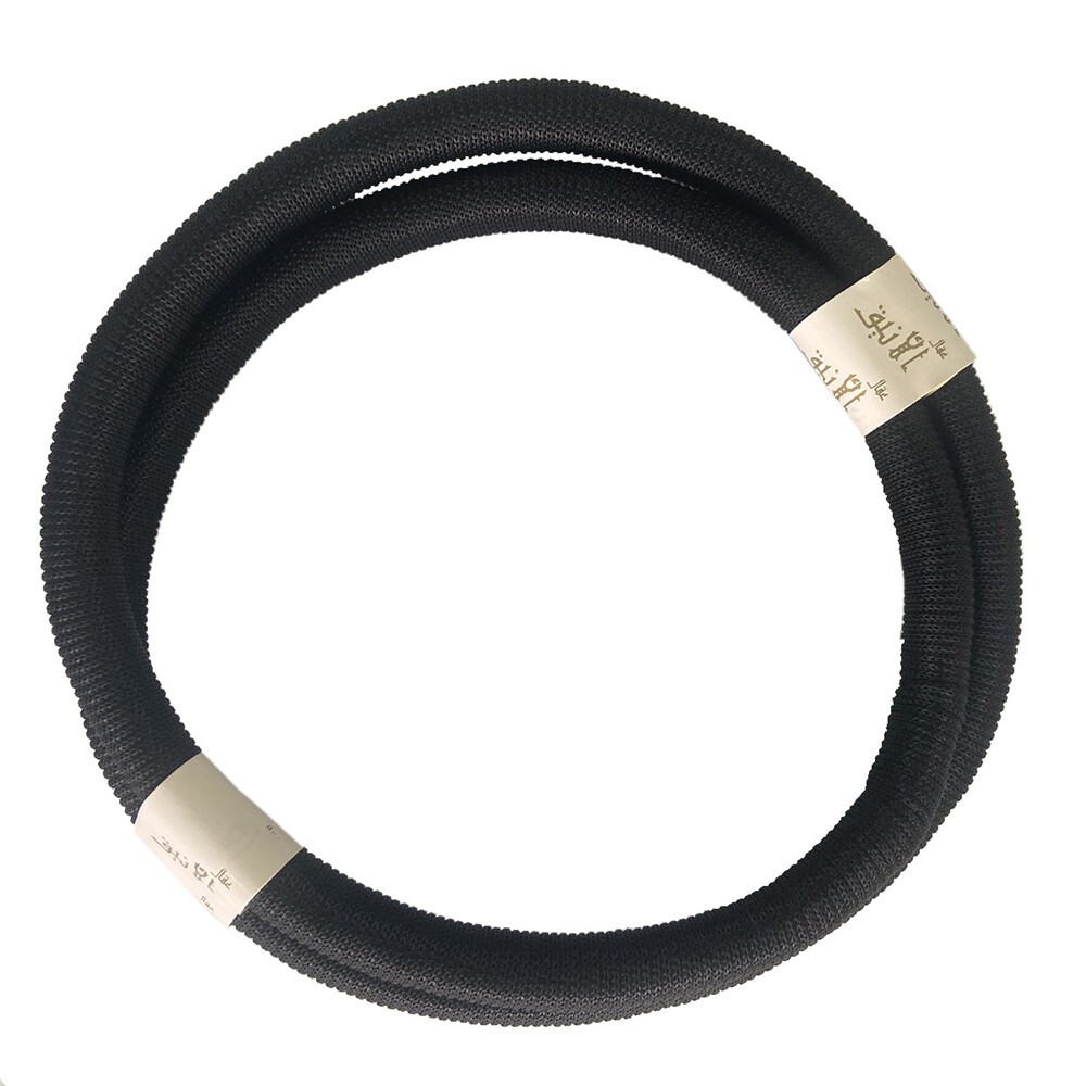 Saudi Arabia Men Black Hair Band Men Headband With Tassel Scarf Dubai Headwear