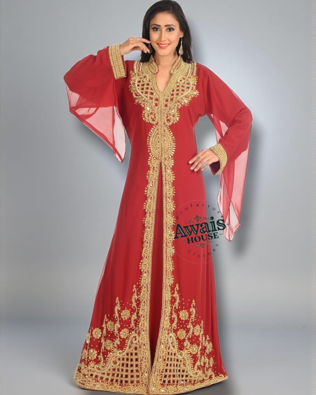 African Womens Caftan Abaya Farasha Jalbiya Islamic Clothing Modest Abaya