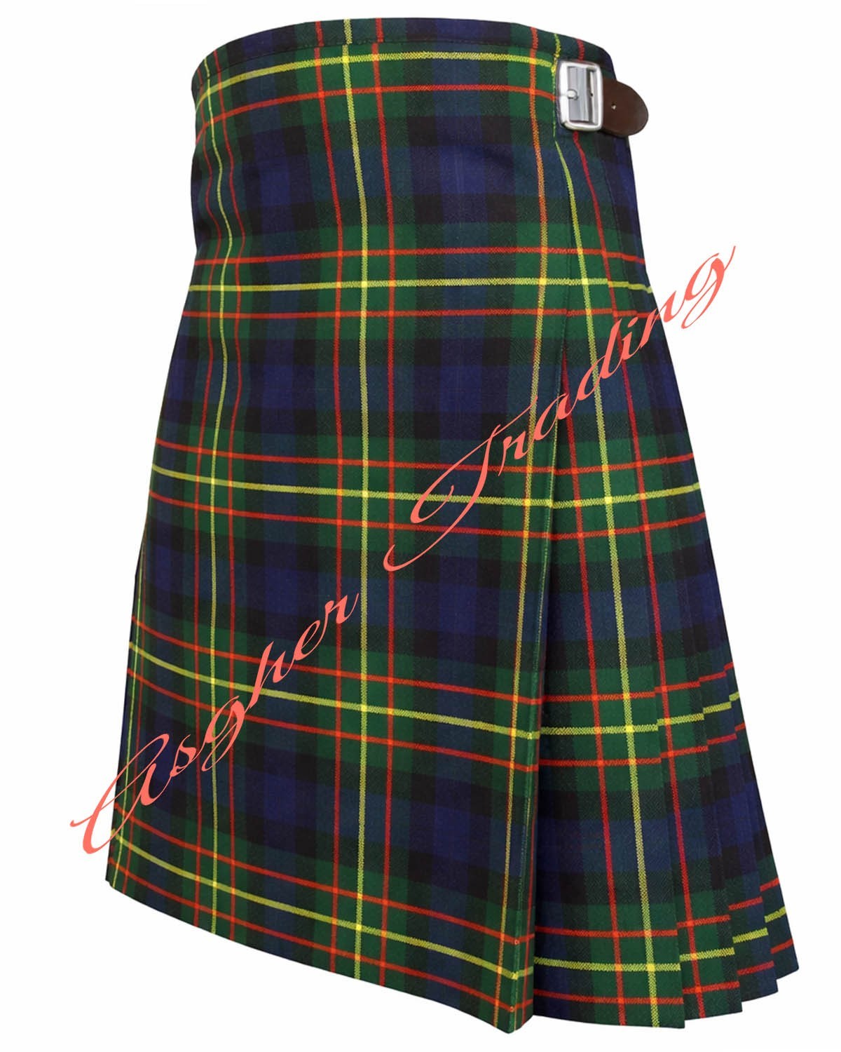 Scottish Highlander Clan MacLaren Modern Tartan Kilt – 8 Yard Traditional Kilt