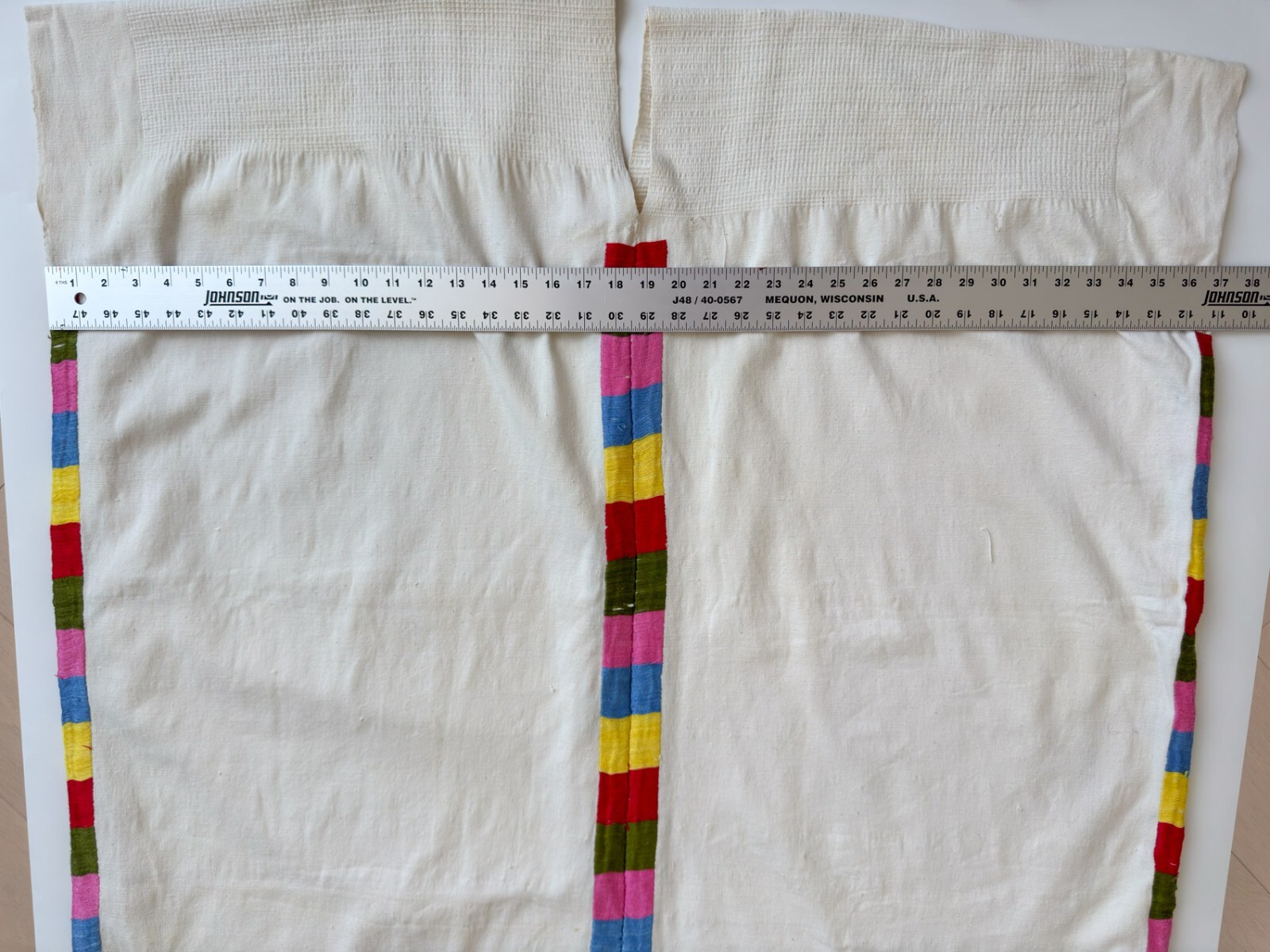Rare Authentic Vintage Mexican Textile Zapotec Huipil Tunic Yalalag Oaxaca 60’s