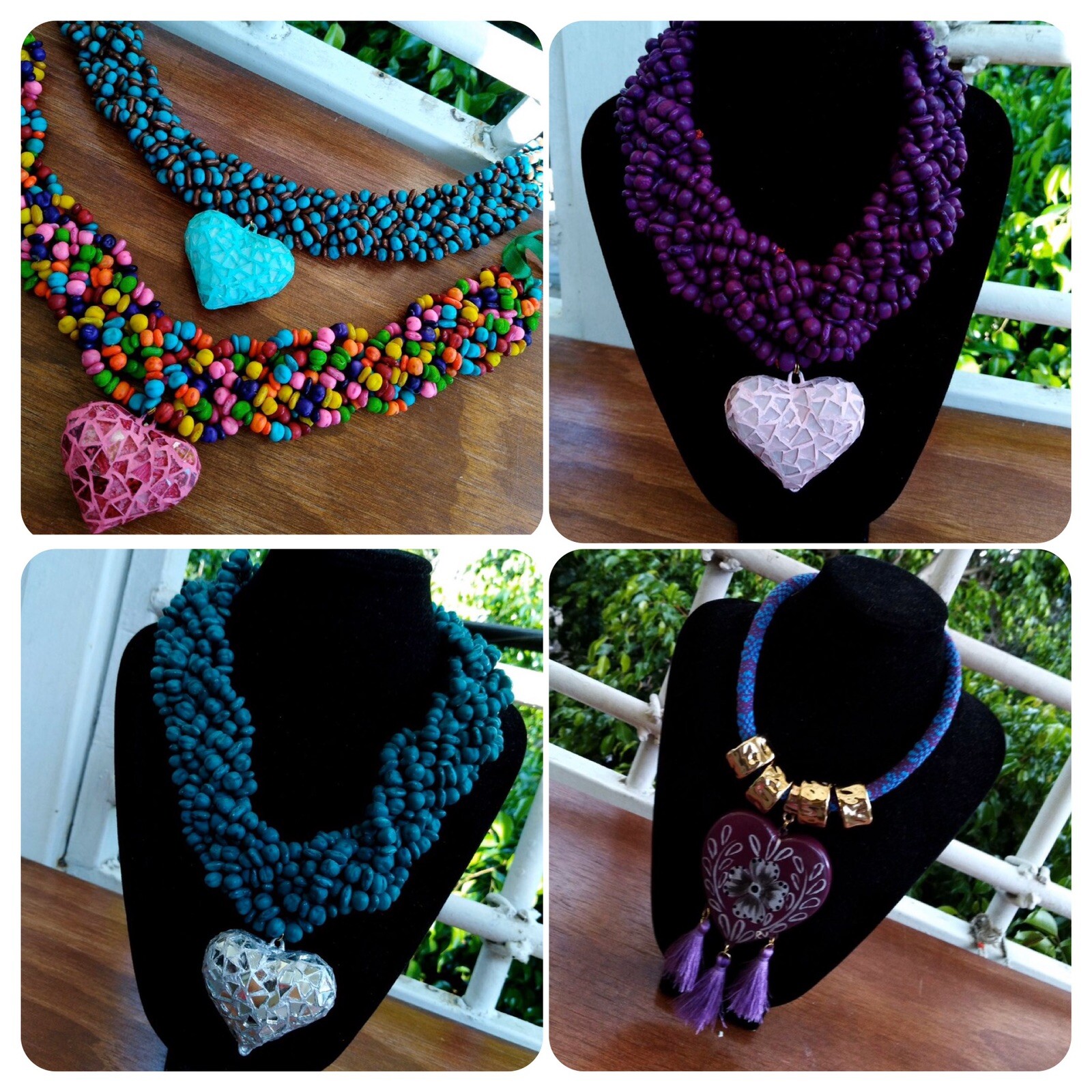 5 Mexican handmade Necklace / 5 Collar artesanal mexicano hecho a mano,