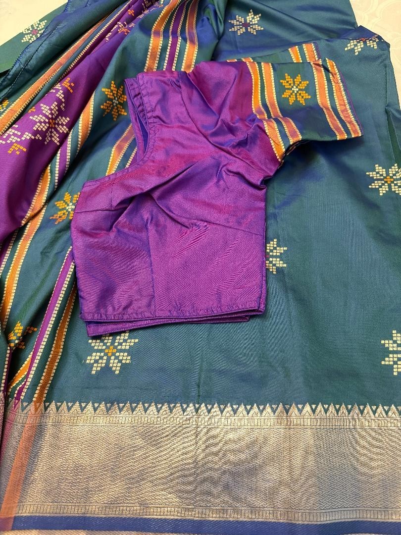 Beautiful NEW saree with stitched blouse