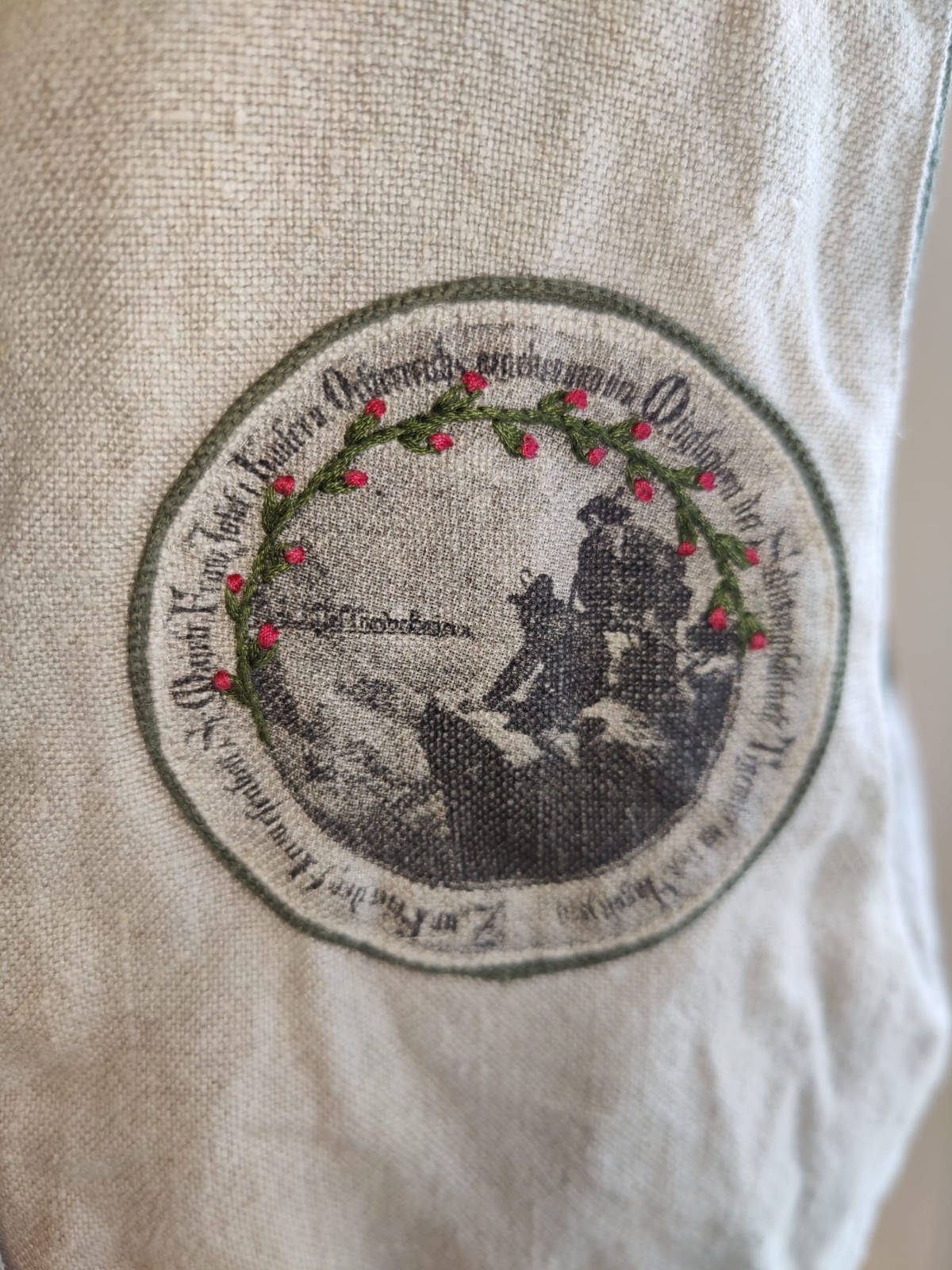 Authentic  Amann Trachten Linen Embroidered Vest Size 42 L – Tyrol Oktoberfest