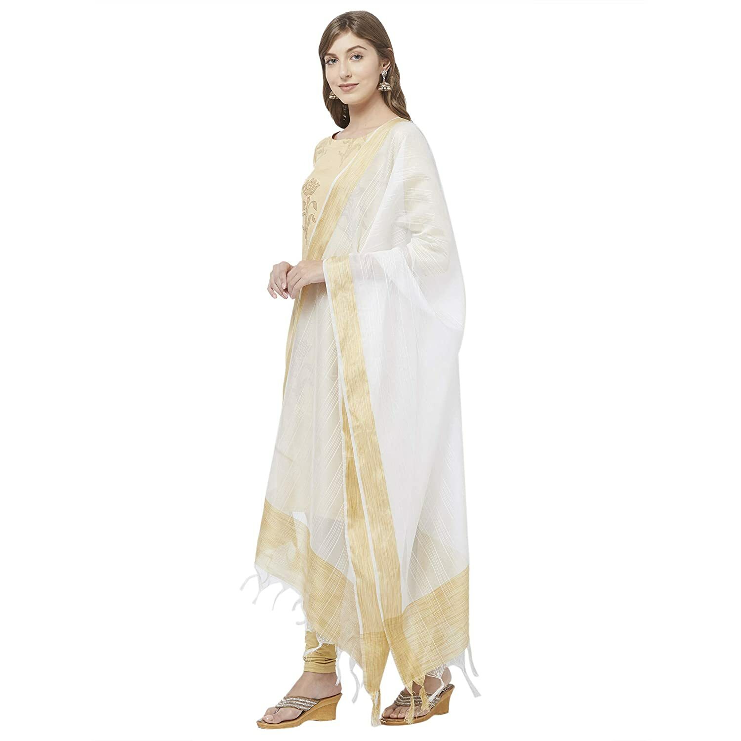 Banarasi Dupatta For Women With Resham Border