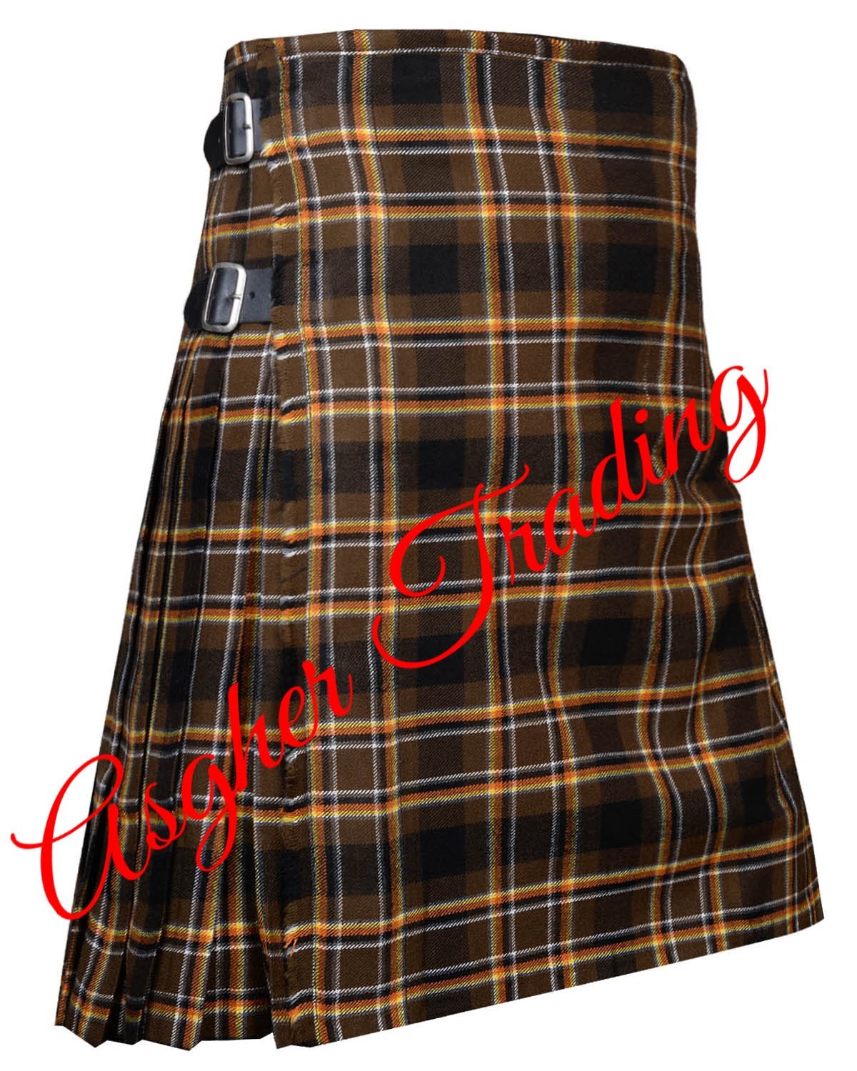 Clan Bear Pride Tartan kilt, Men Handmade Traditional 8 Yard kilts & Custom Size