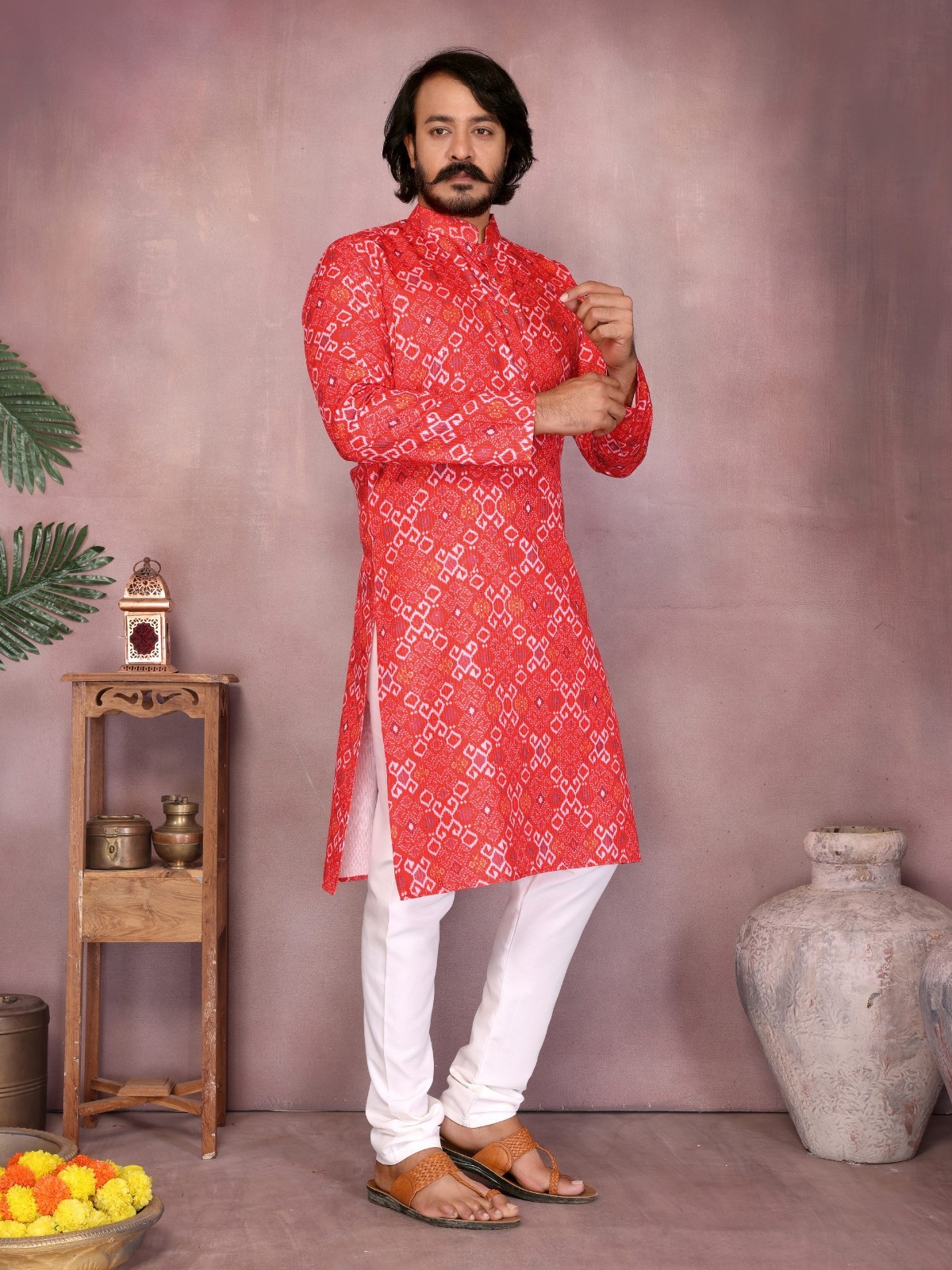 Indian Kurta Set Pakistani Men Kurta Pyjama Suits Wedding Party Groom Sherwani