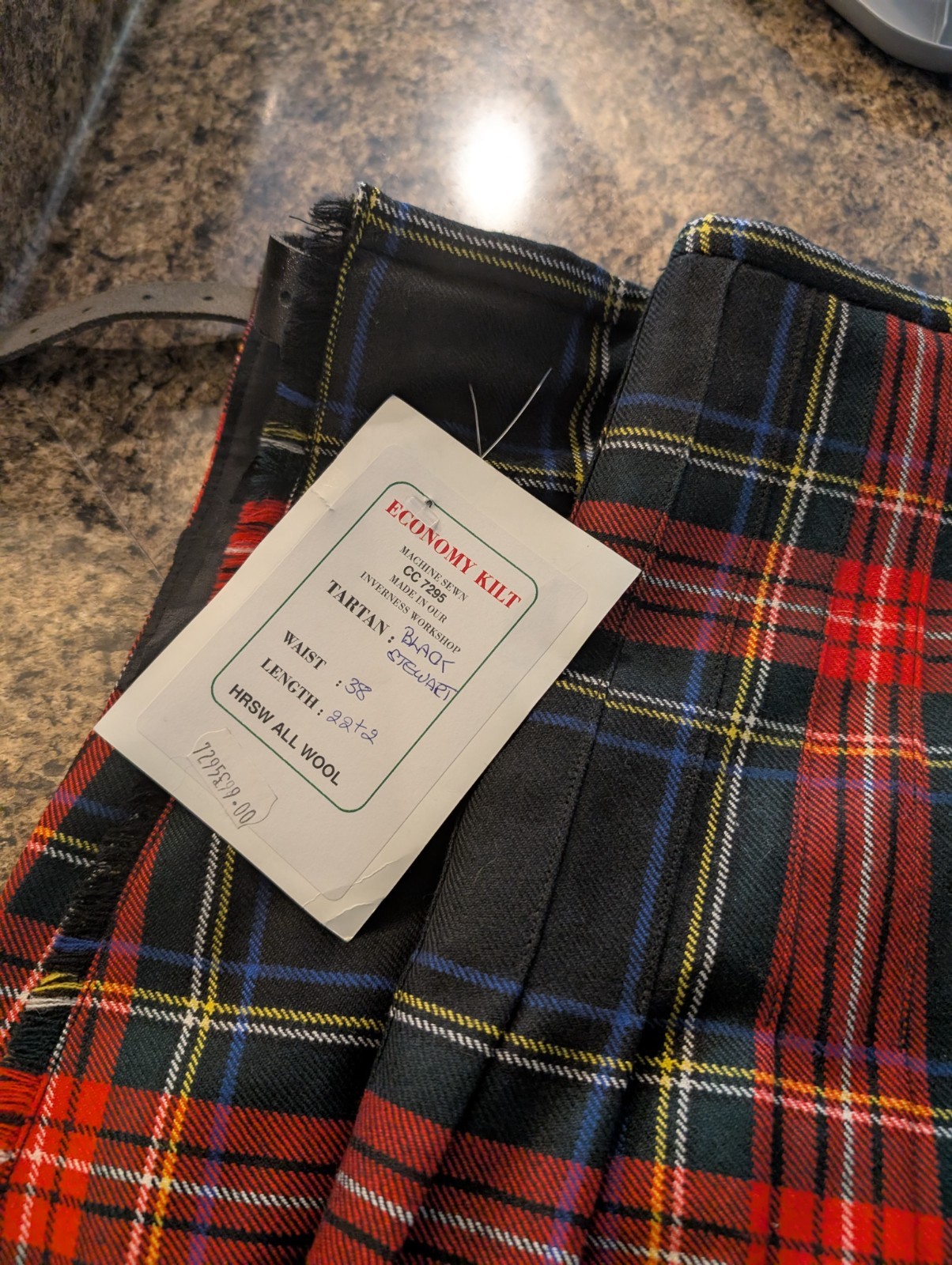 Vintage Hector Russell-Inverness Kilt, All New Wool