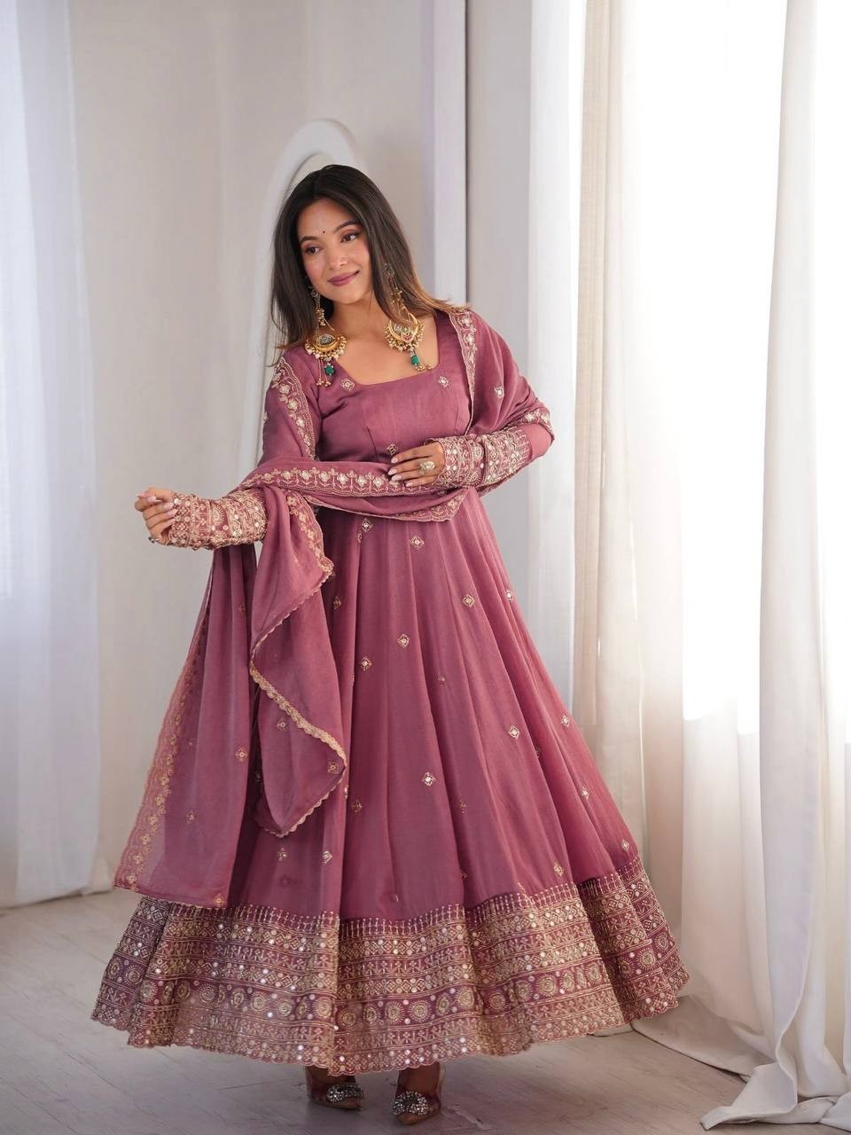New Launch Rangoli Crush Silk Salwar Kameez With Dupatta For Function Wear