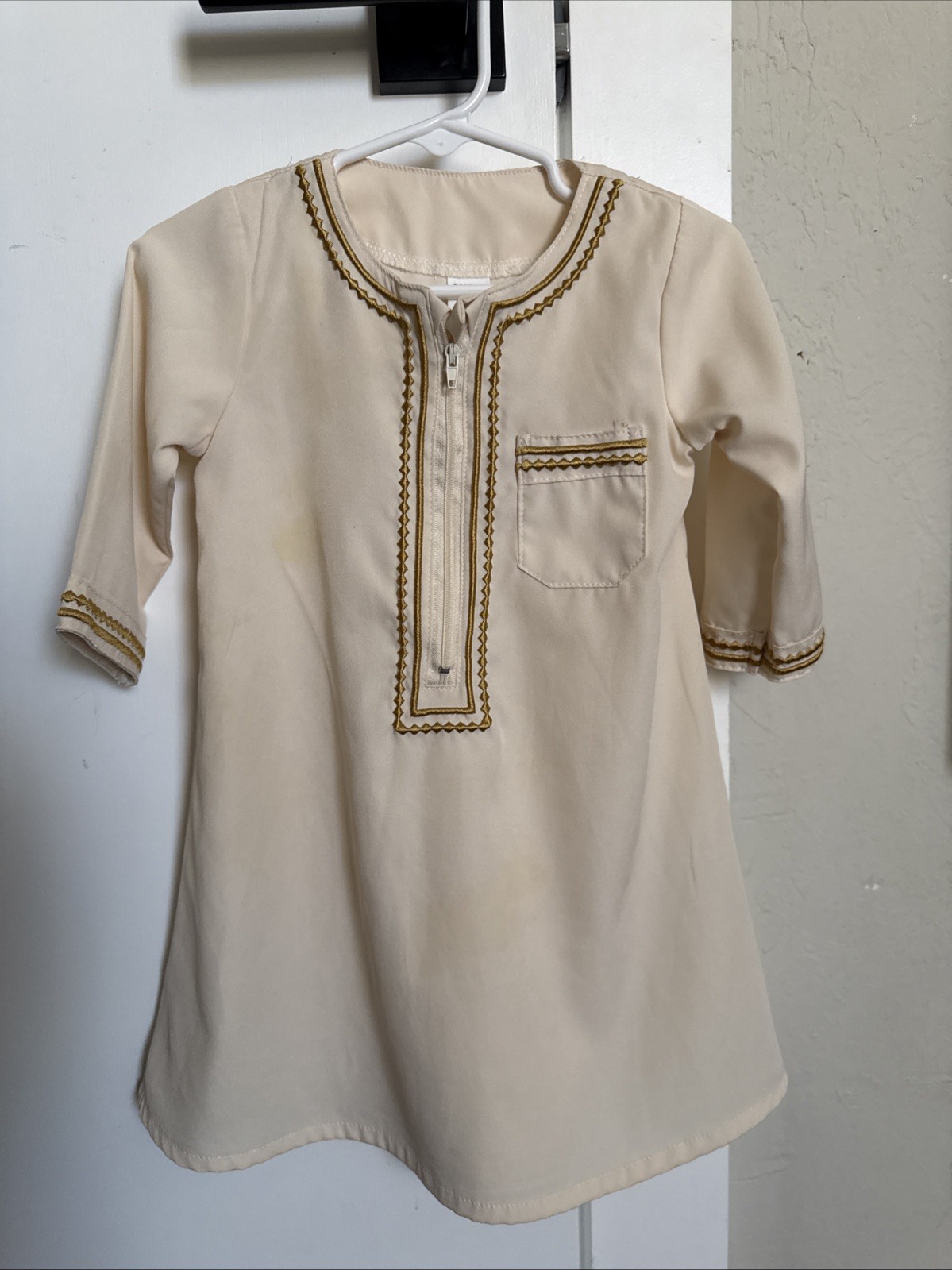 Baby Boys Ramadan Eid Thobe Cream Size 6-9 months-Excellent condition