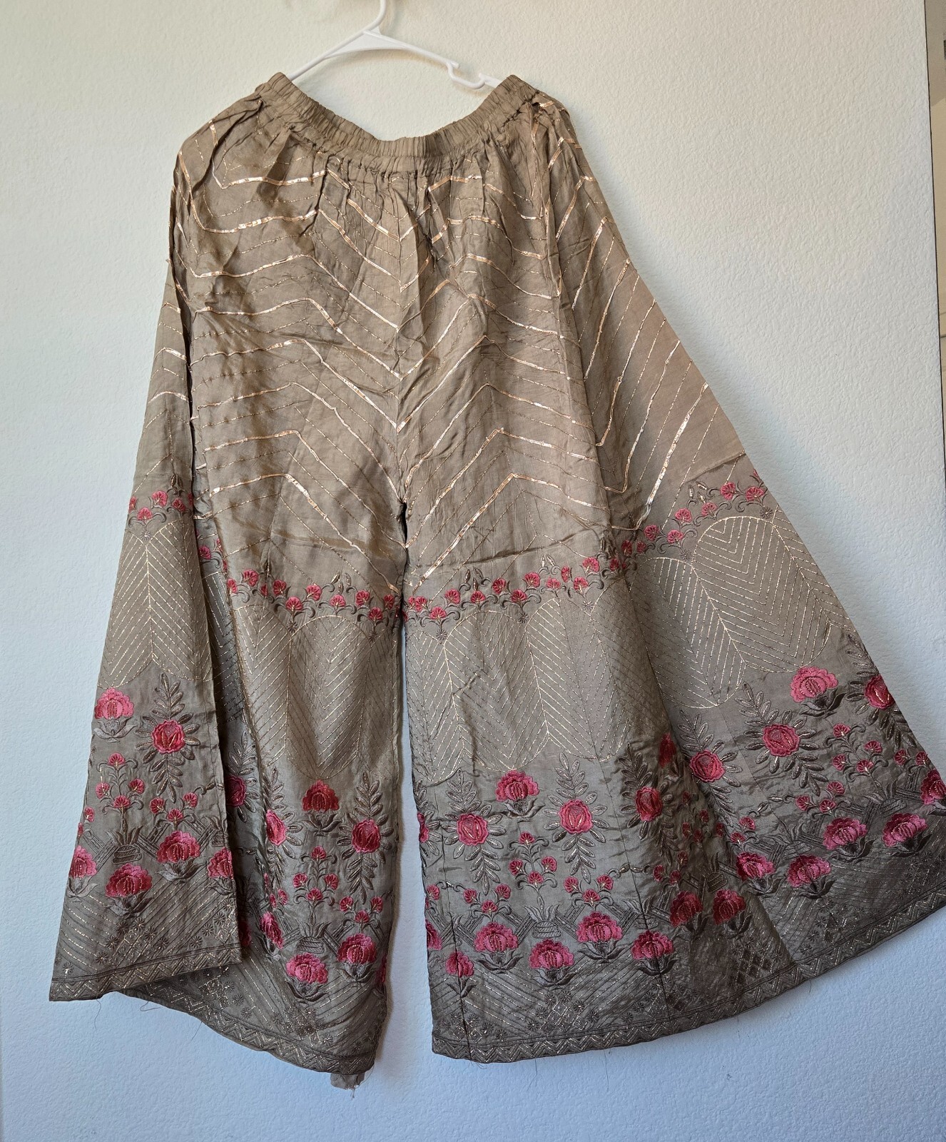 Grey Pink Sharara NEGOTIABLE