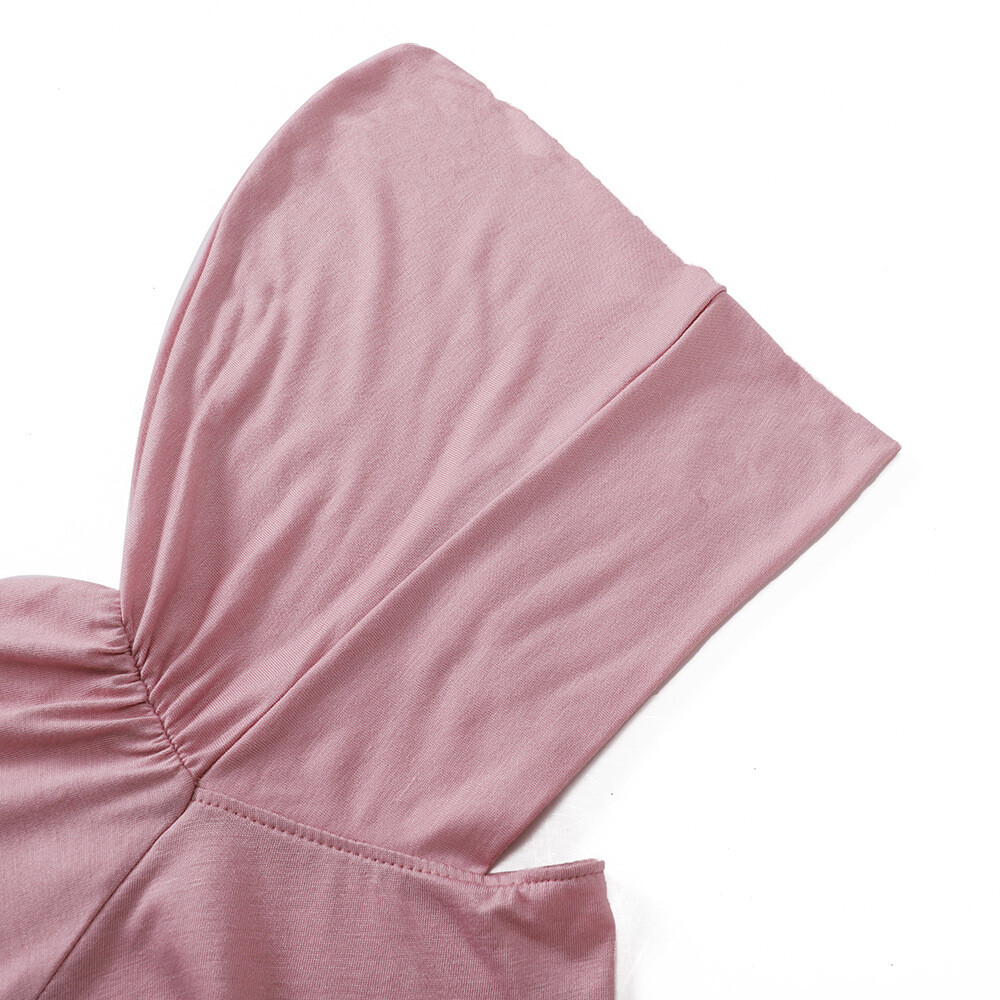 Women Wear Directly Instant Hijab Arab Plain Color Turban Islamic Head Scarf