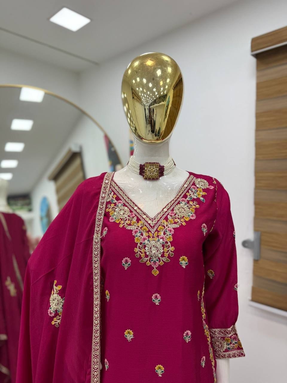 New Designer Party Top Sharara & Dupatta Set