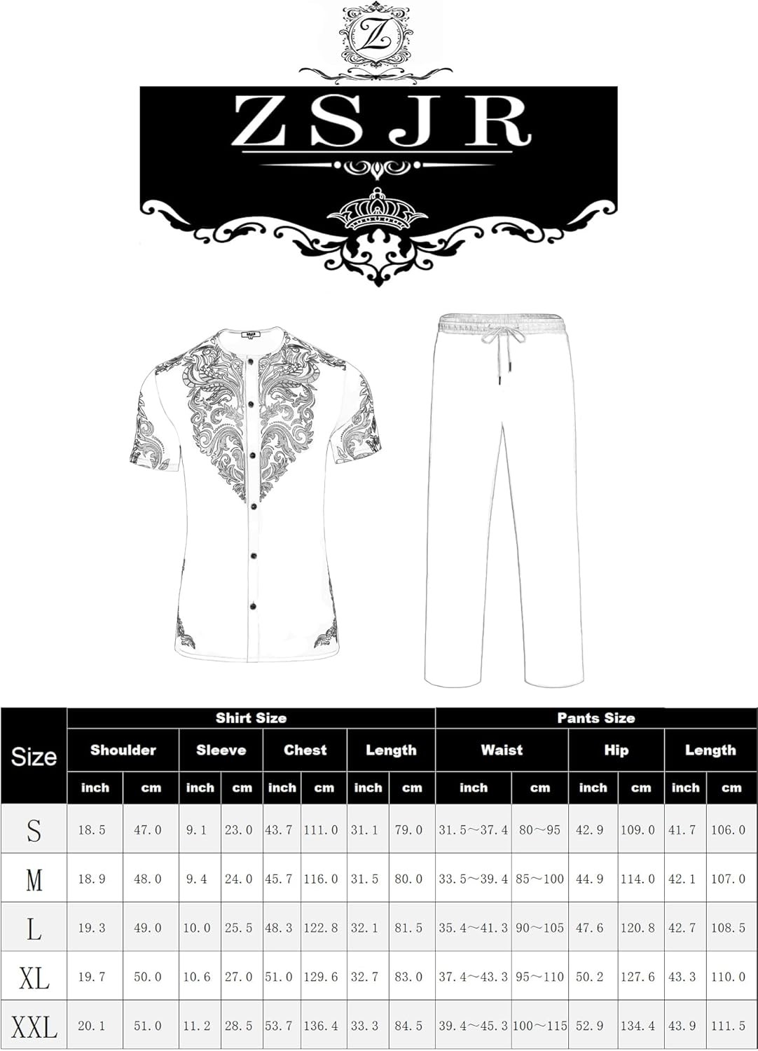 Mens African 2 Piece Set Nigerian Dashiki Metallic Short Sleeve Suit Gold Stamp