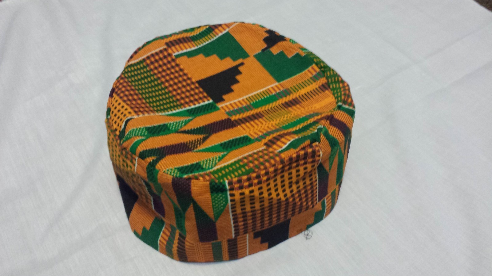 Kente Print Wax Kufi Hat CAP African Dashiki Hippy Boho Traditional Free Size
