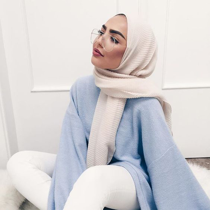 Premium Viscose Maxi Crinkle Cloud Hijab Scarf Shawl Soft Islam Muslim 170x80cm