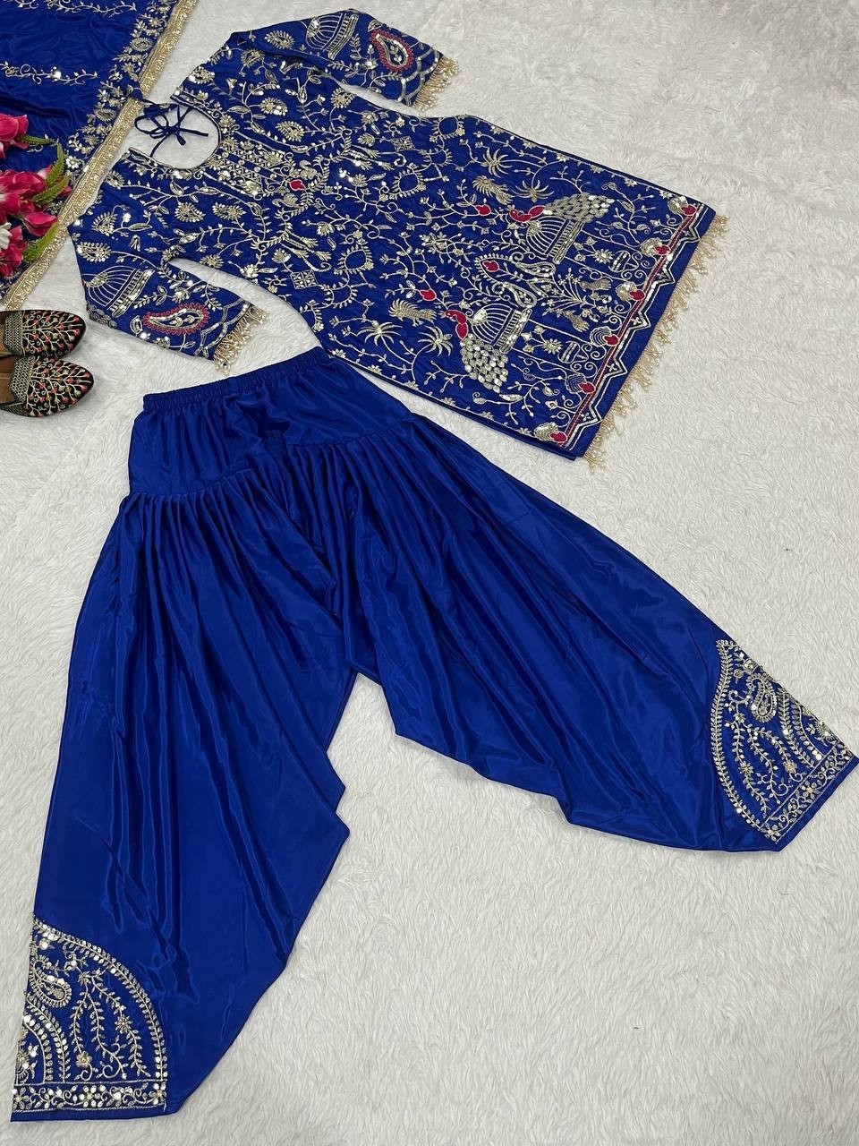 Readymade Bandhani Indian Pakistani Wedding Party Salwar Kameez Anarkali Suits