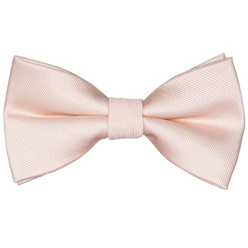 Pre-Tied Bow Ties, Formal Solid S – (0-5 yrs., babies, toddlers) 30 Blush Pink