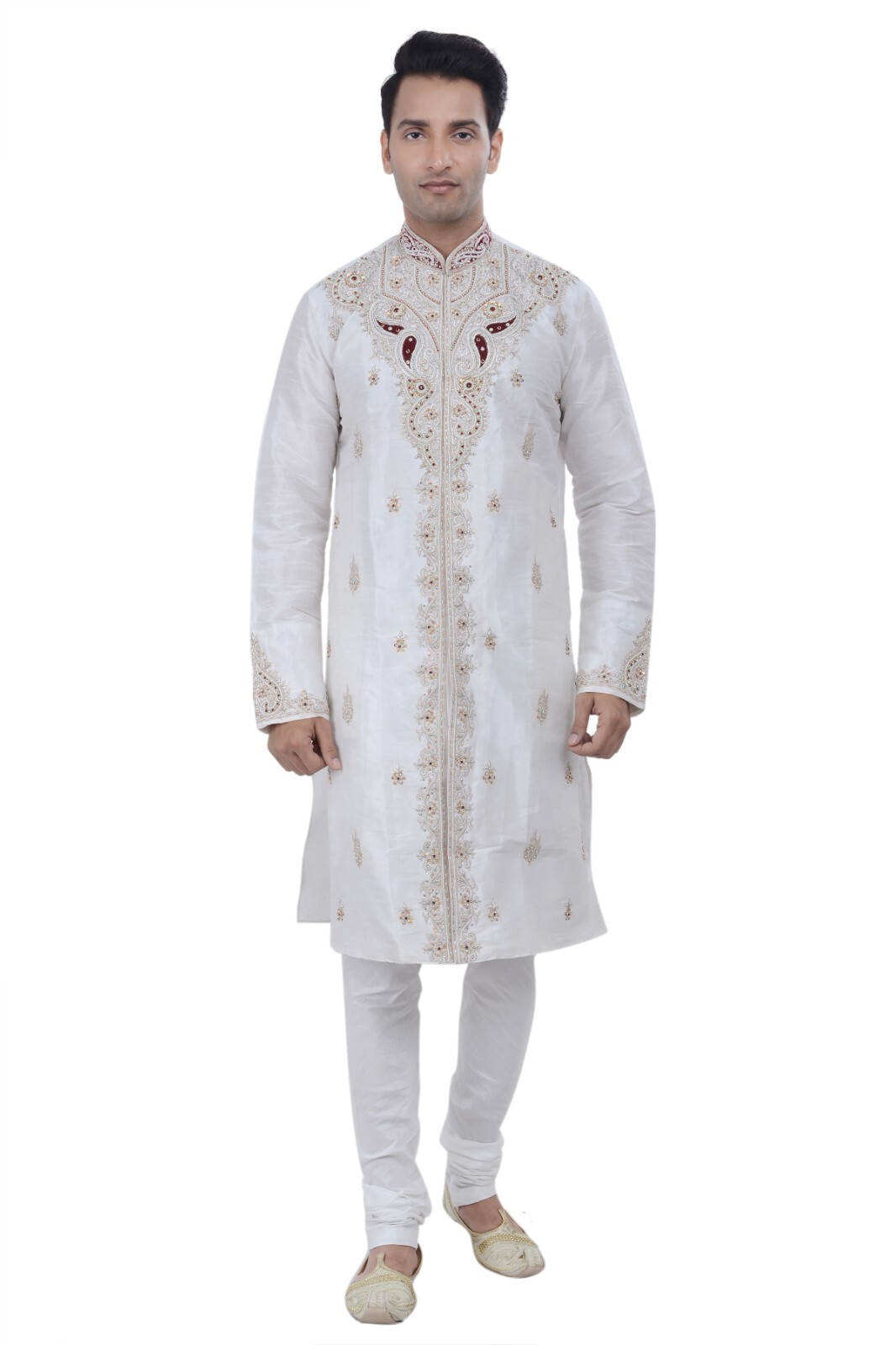 itailorman Indian Ethnic Design Kurta Churidar for Men 2pc