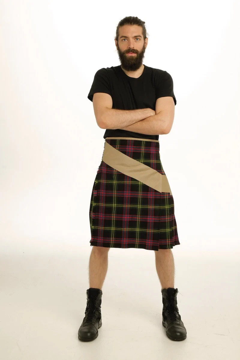 Khaki Belt Hybrid Kilt