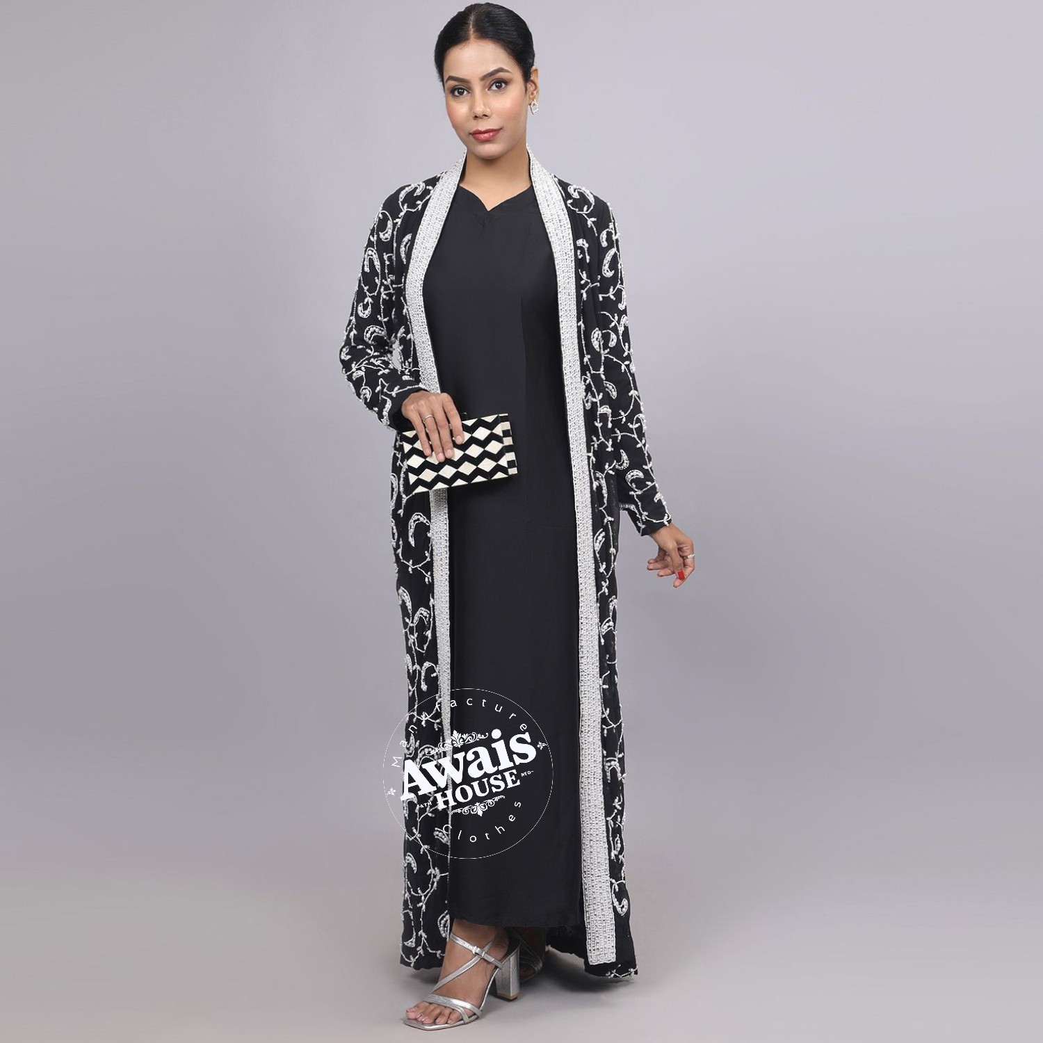 Long Kaftan Abaya Jalabiya Abaya Farasha Dubai Islamic Clothing Kaftan Abaya