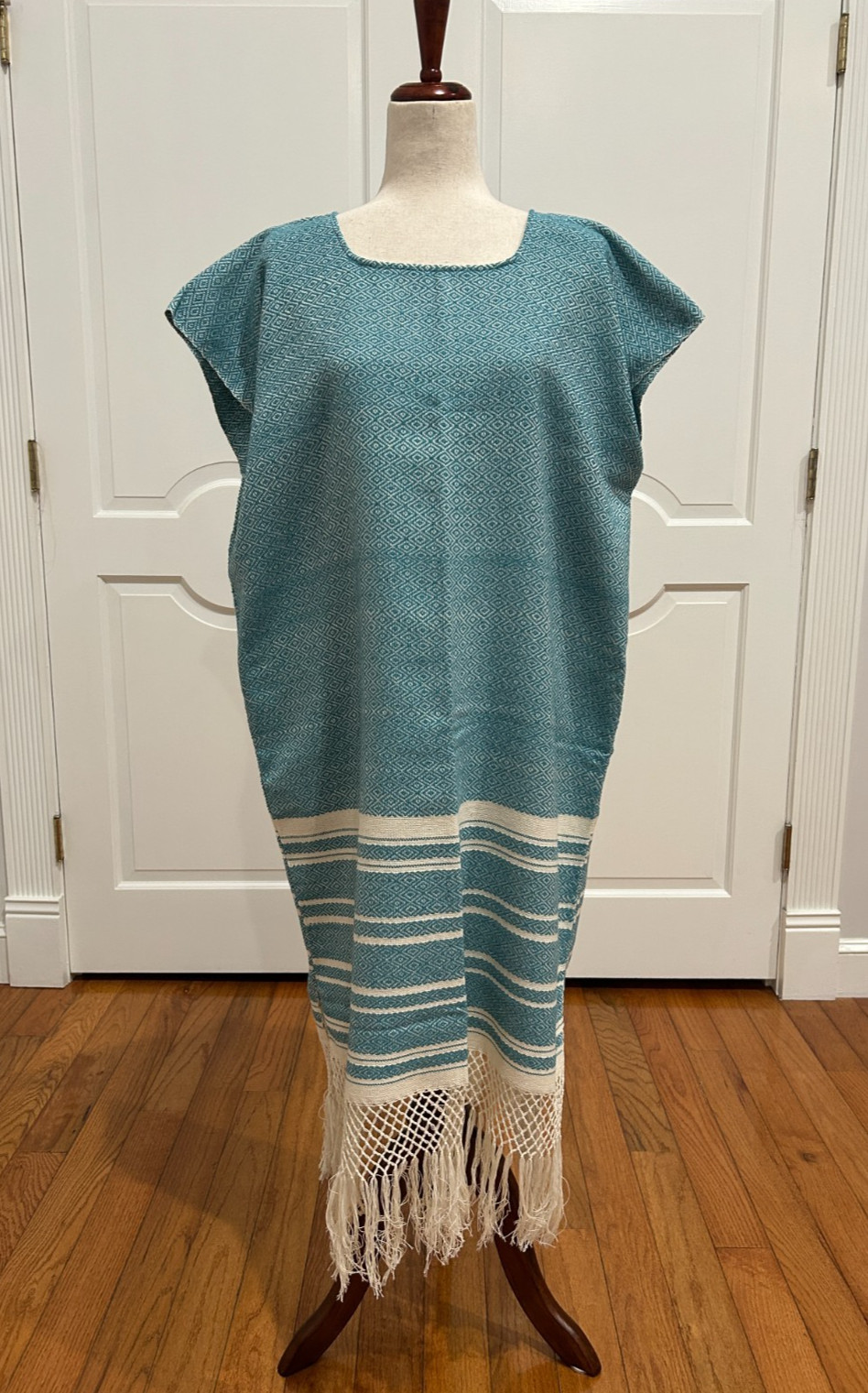 One of a Kind Pedal loom Mexican Dress! Summer Dress! Huipil style!