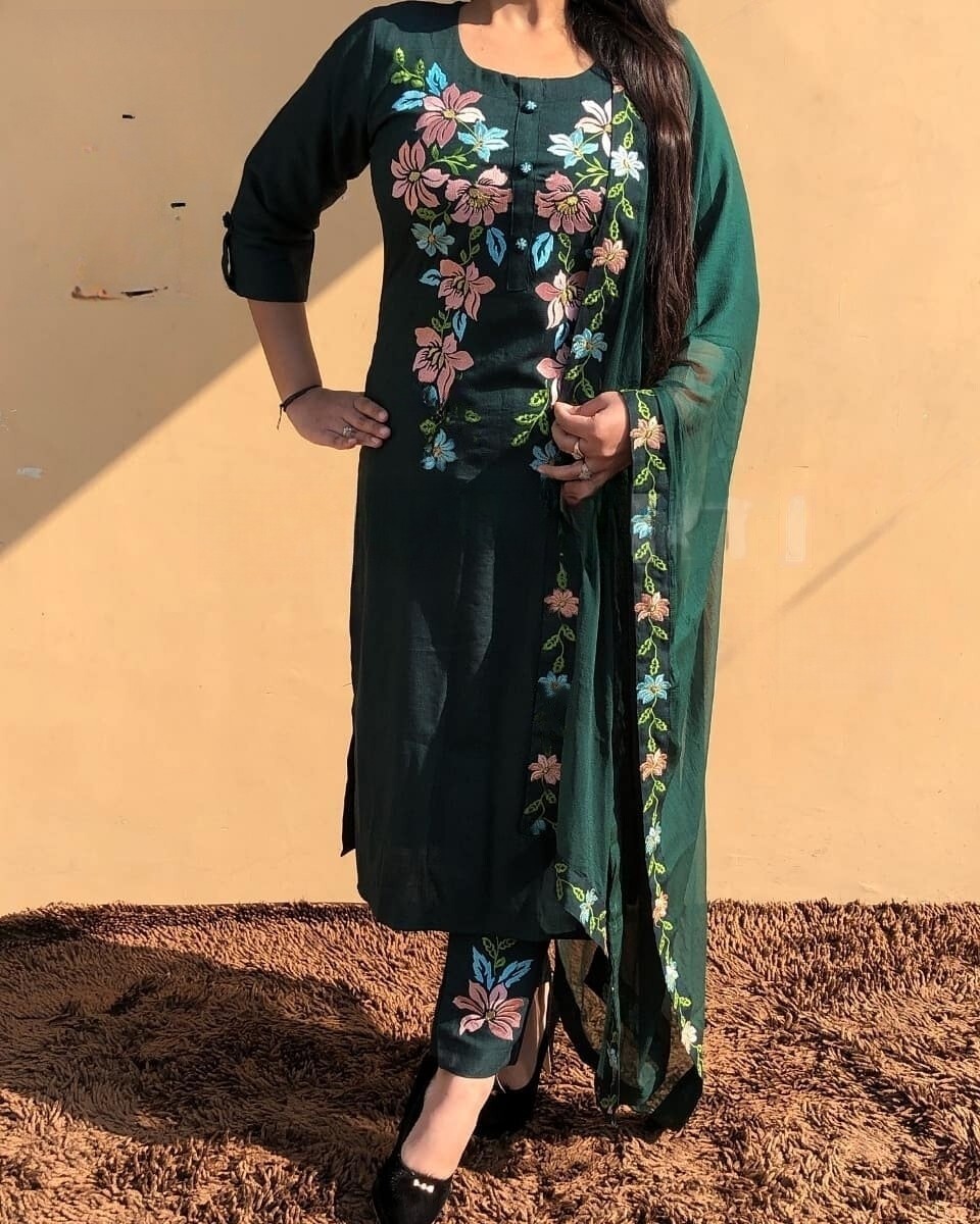 Pakistani Eid Special Salwar Kameez Readymade Fully Stitched Kurta Palazzo Set