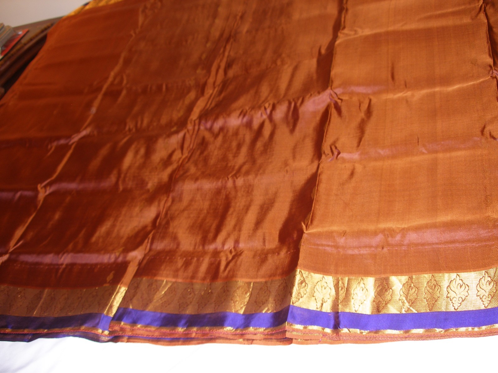 New Pure Silk Saree Kanjivaram With stitched blouse.