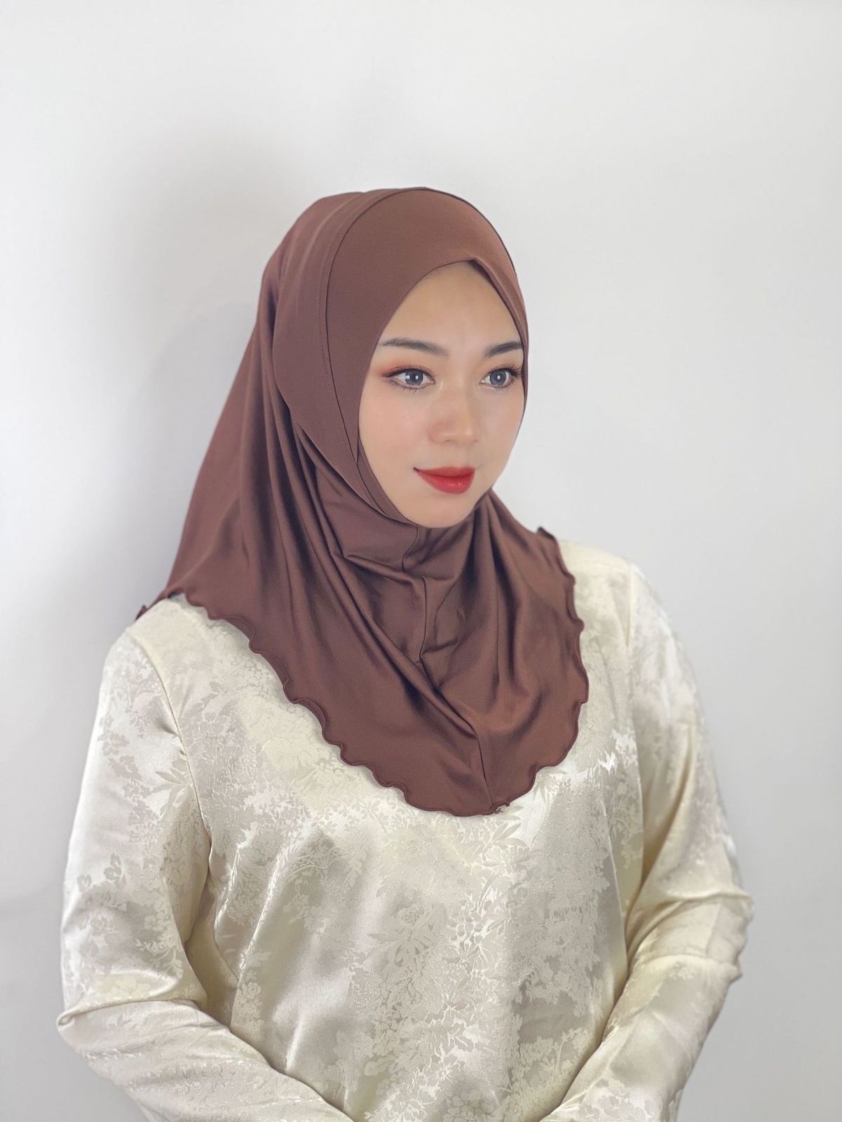 Muslim Arab Women Party Hijab Instant Amira Headscarf Wrap Shawls Turban 1PCS