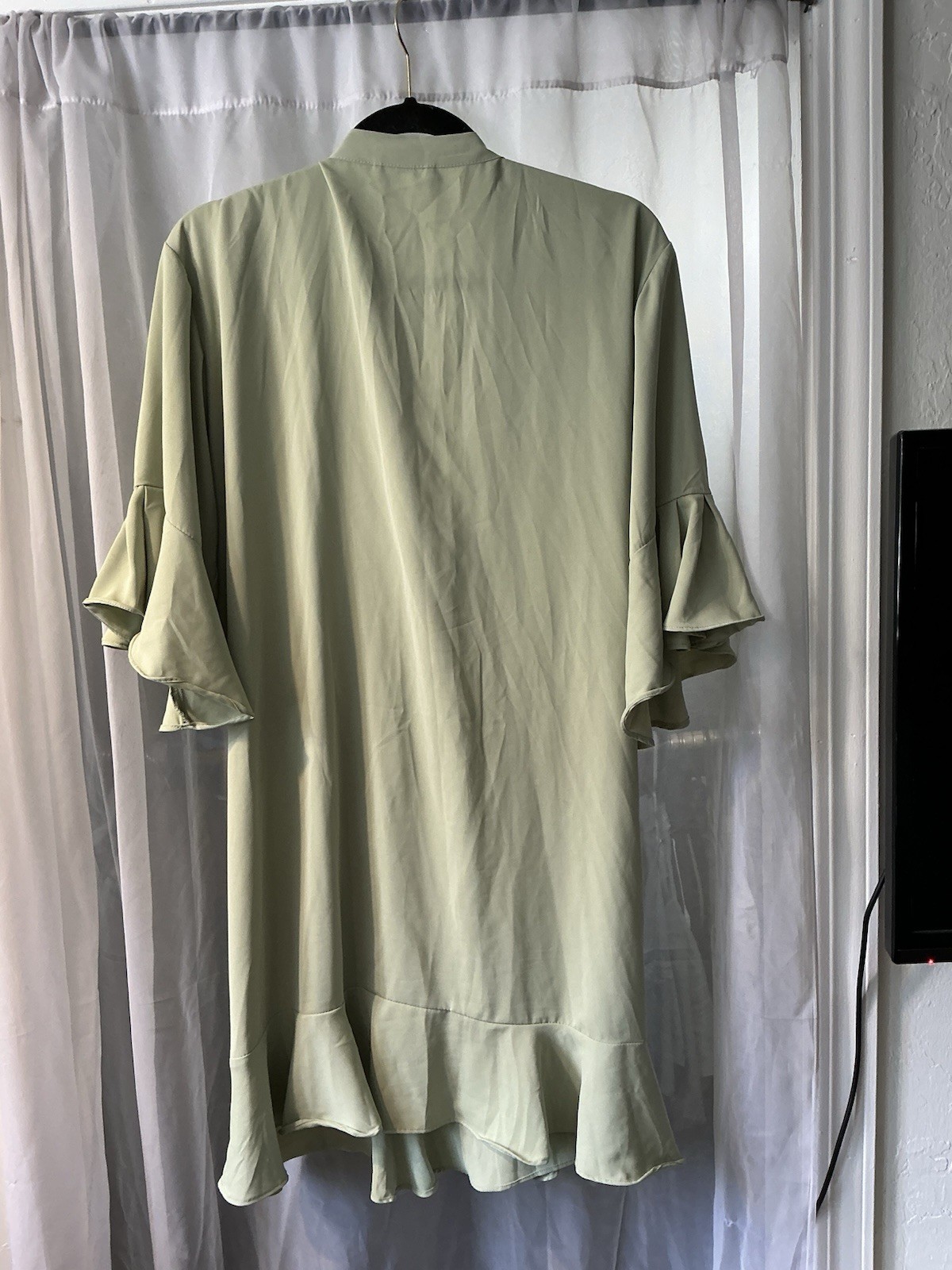 Light Green Kimono Cardigan / robe type shirt / dress one size