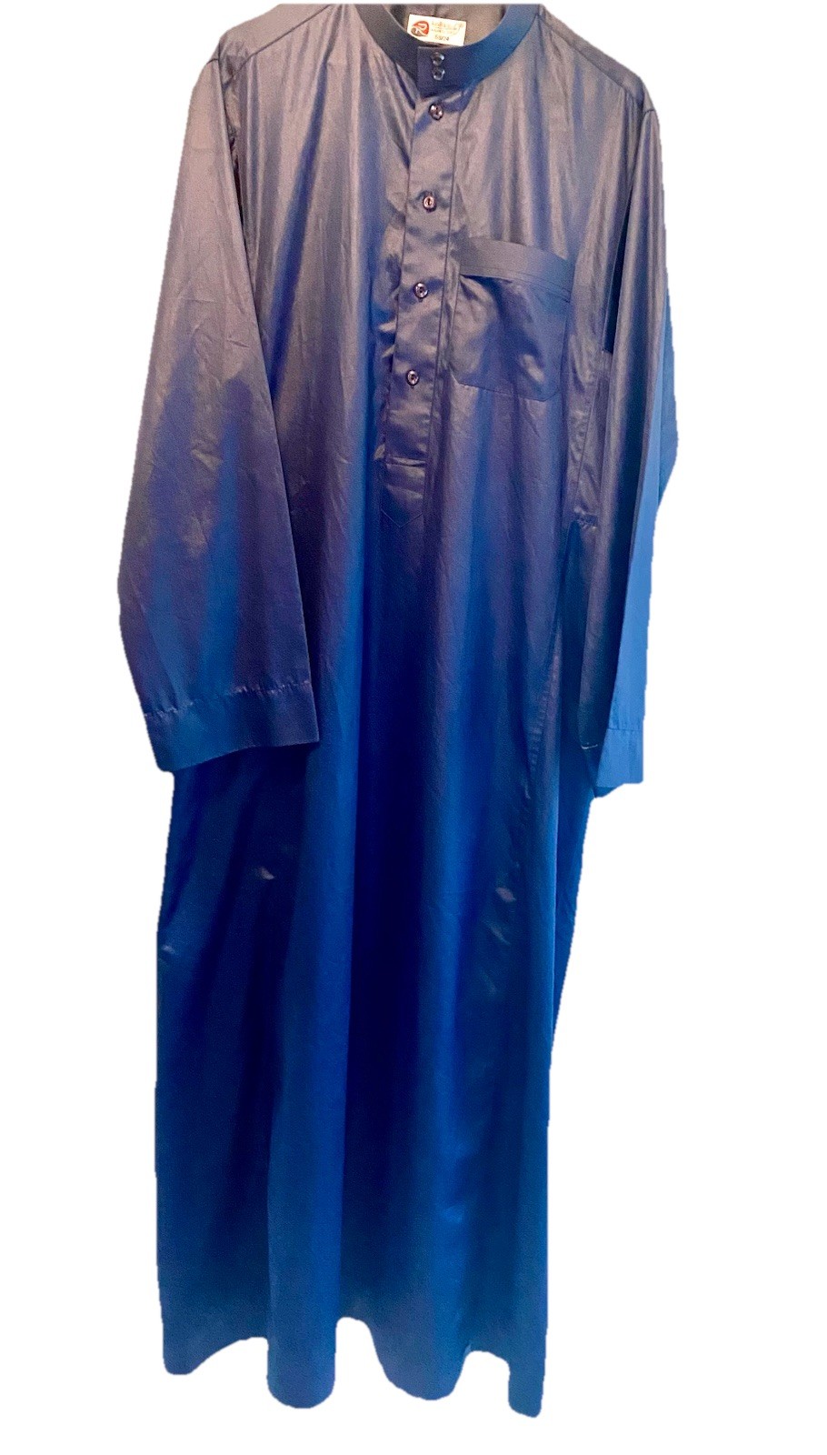 Men’s Navy Blue Kurta Size 58/24 Rowat Al- Saga EUC