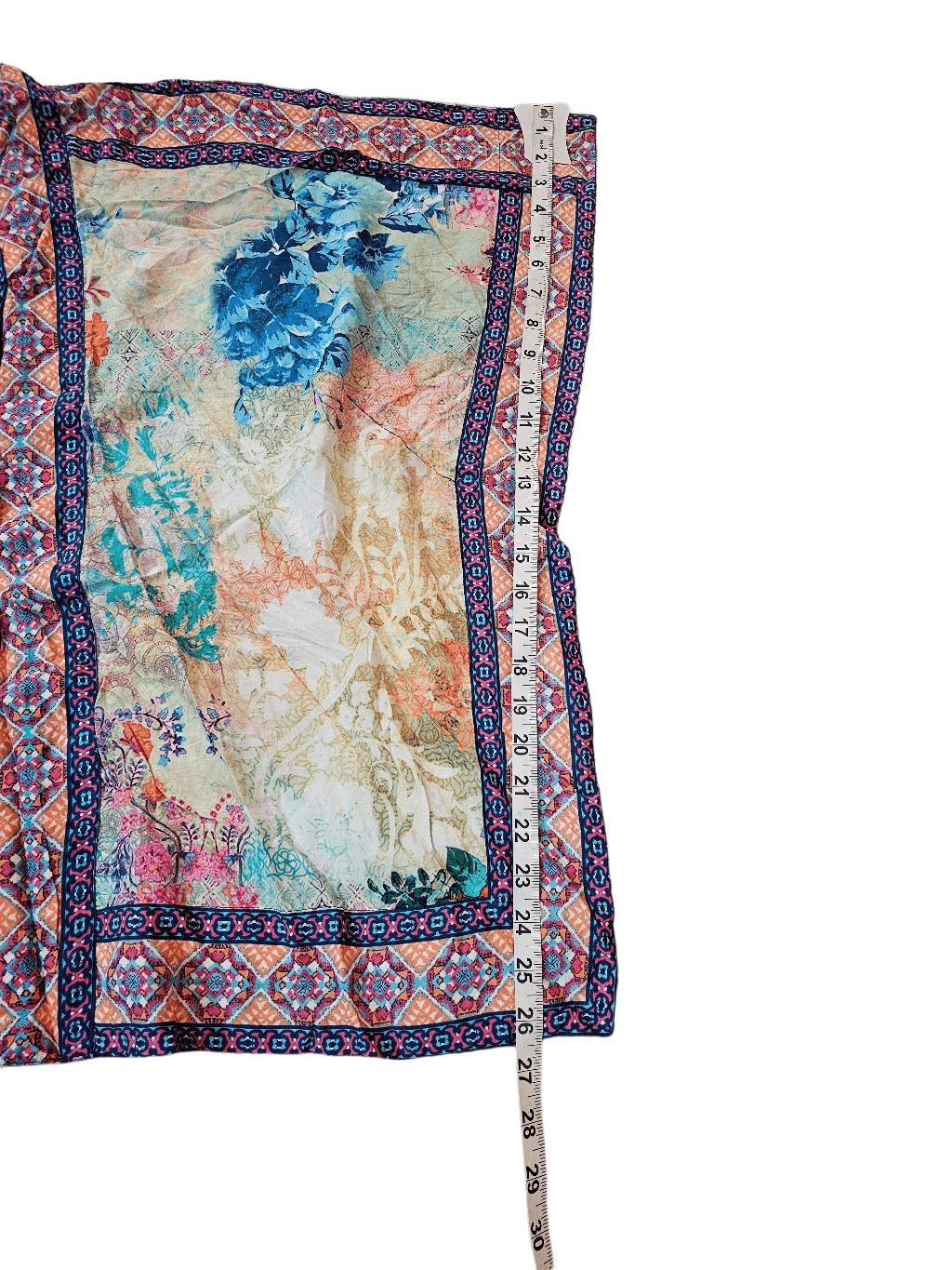 Tolani Raelyn Cropped Kimono Top Floral Multicolor Boho India XS NWOT