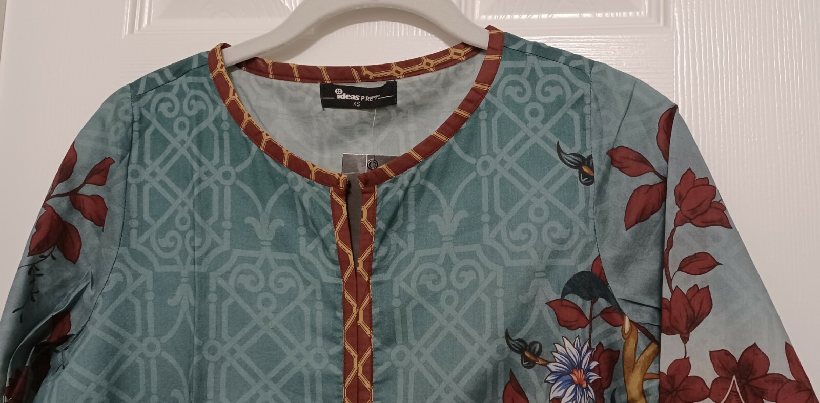 NWT GUL AHMED Summer Lawn Kurti XS Pakistani Designer Indian SAFINAZ KHAADI