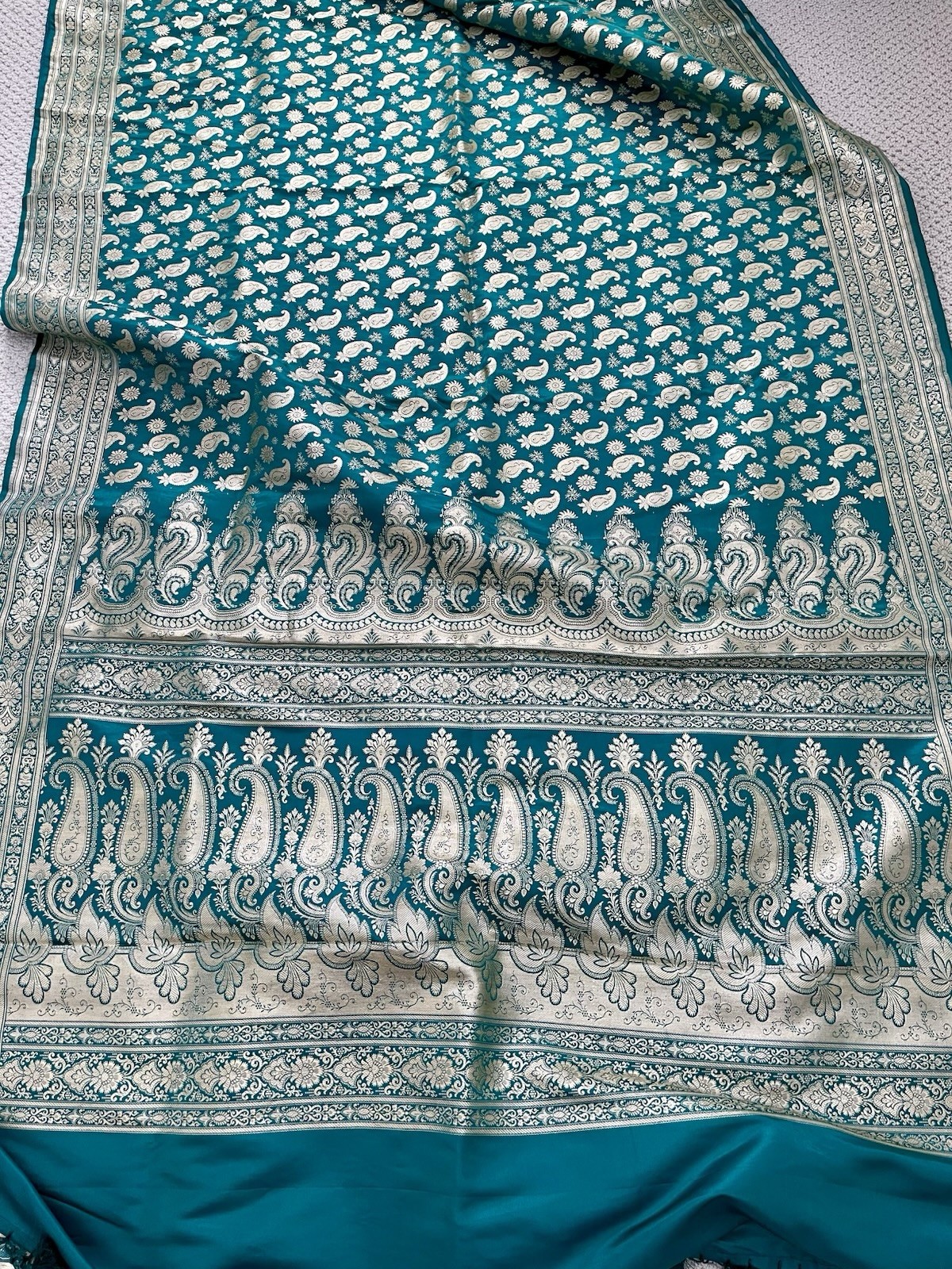 Pure Satin Silk Heavy Party Wear Designer Bollywood Banarasi Saree
