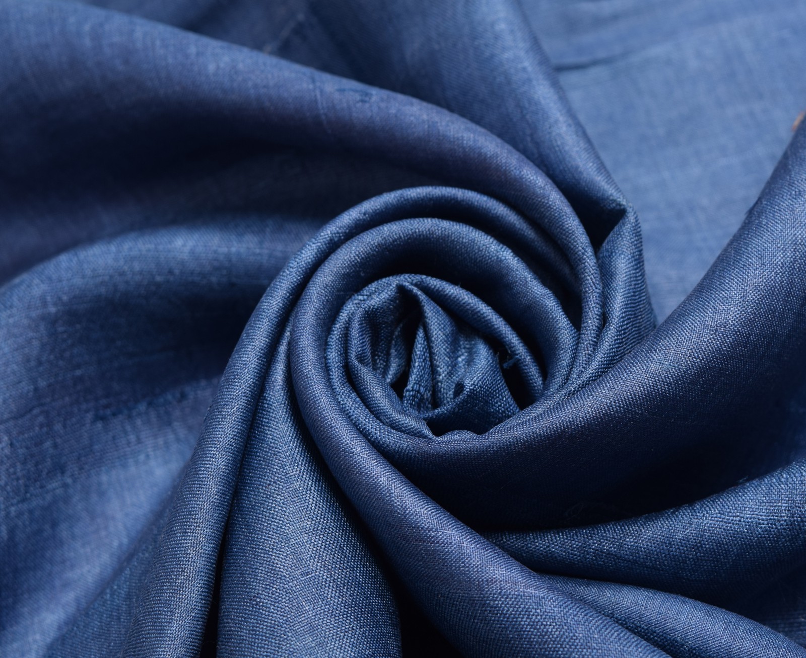 Sushila Vintage Blue Saree 100% Pure Tussar Silk Woven Floral Soft Sari Fabric