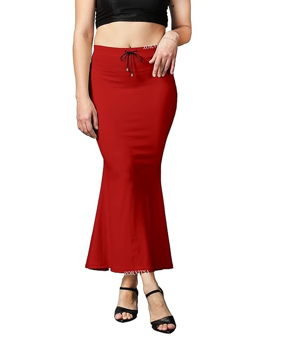 @ Lycra Saree Petticoat Stretchable For Saree Skirts J042