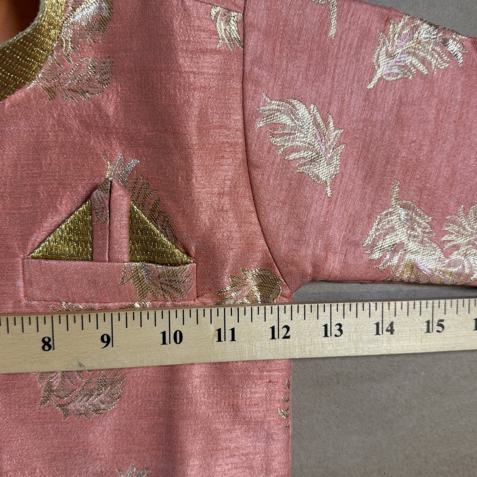 3 Piece Lot Kids Boys Kurta Dhoti Sherwani Indian Indo-Western Jacquard Size 3