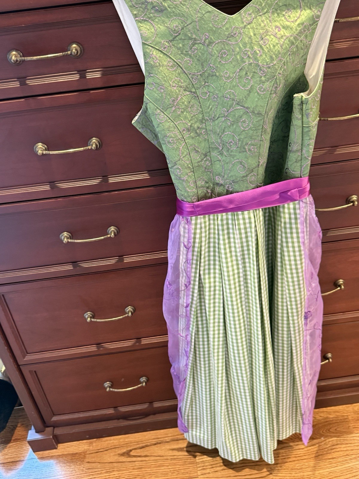 Hammerschmidt Authentic German Dirndl See Measurements With White Shirt Size 42