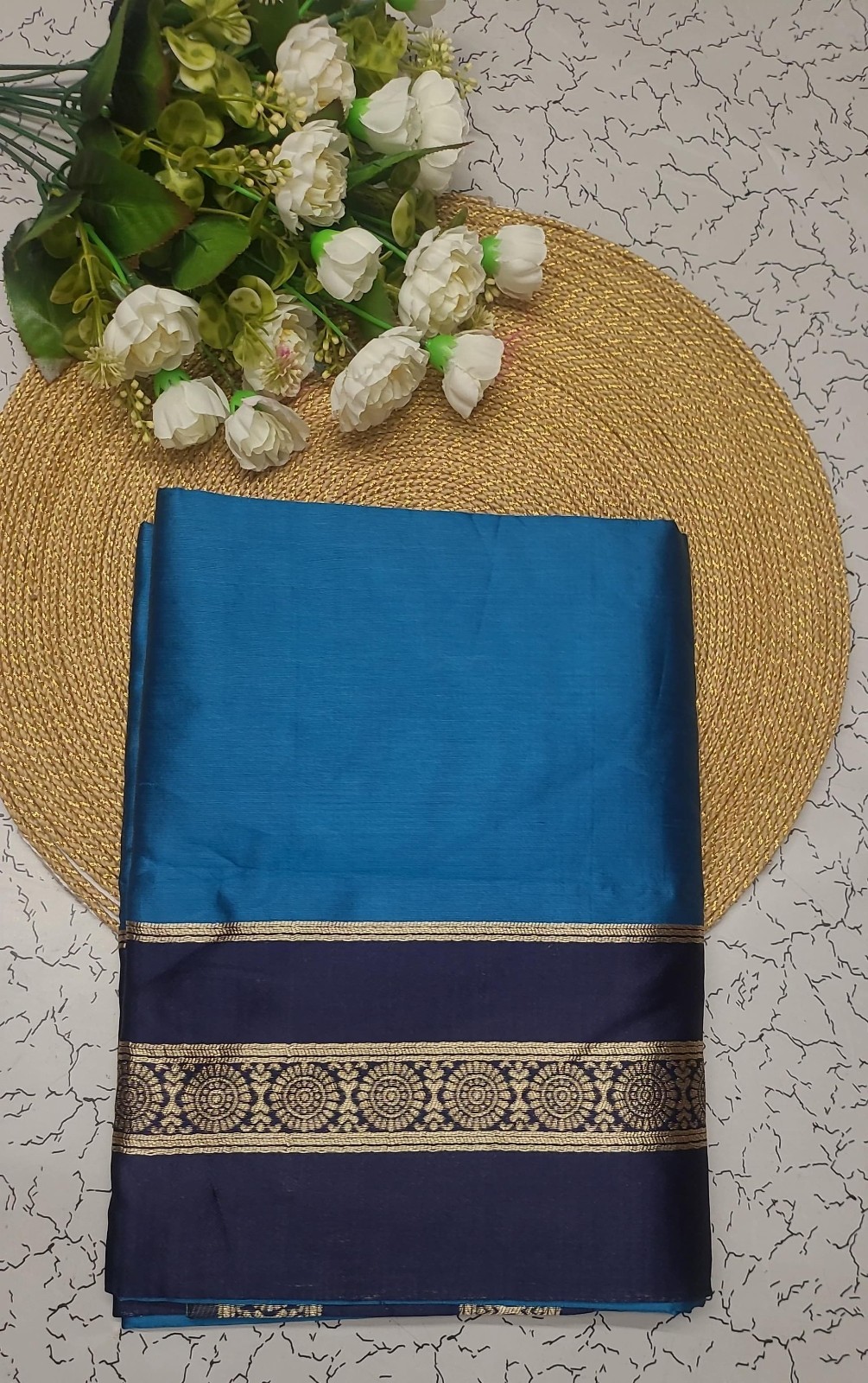 Indian Cotton Silk Saree With Unstitched Blouse Piece Festive Party Wear Sari
