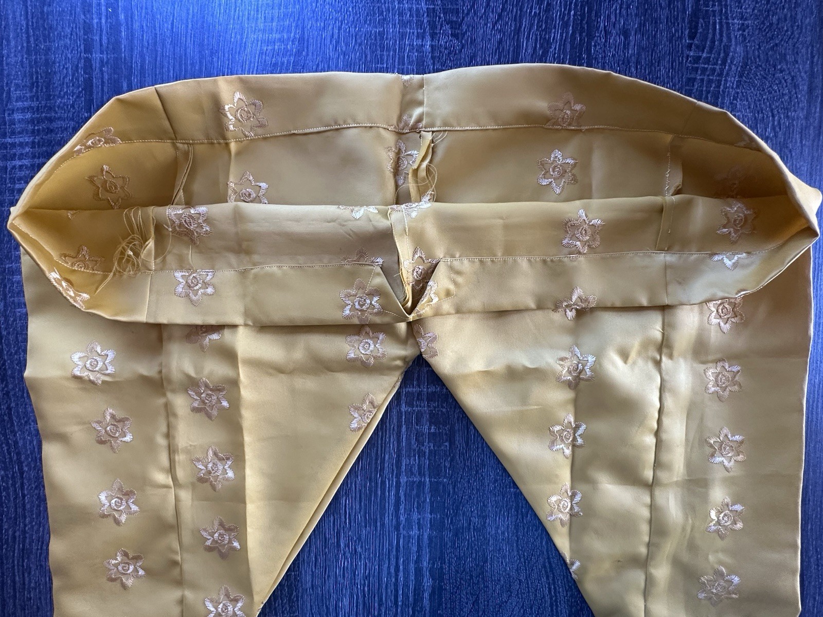 Vintage Two Piece Children’s Kurta Set, Beautiful GOLD With Embroidered Detail