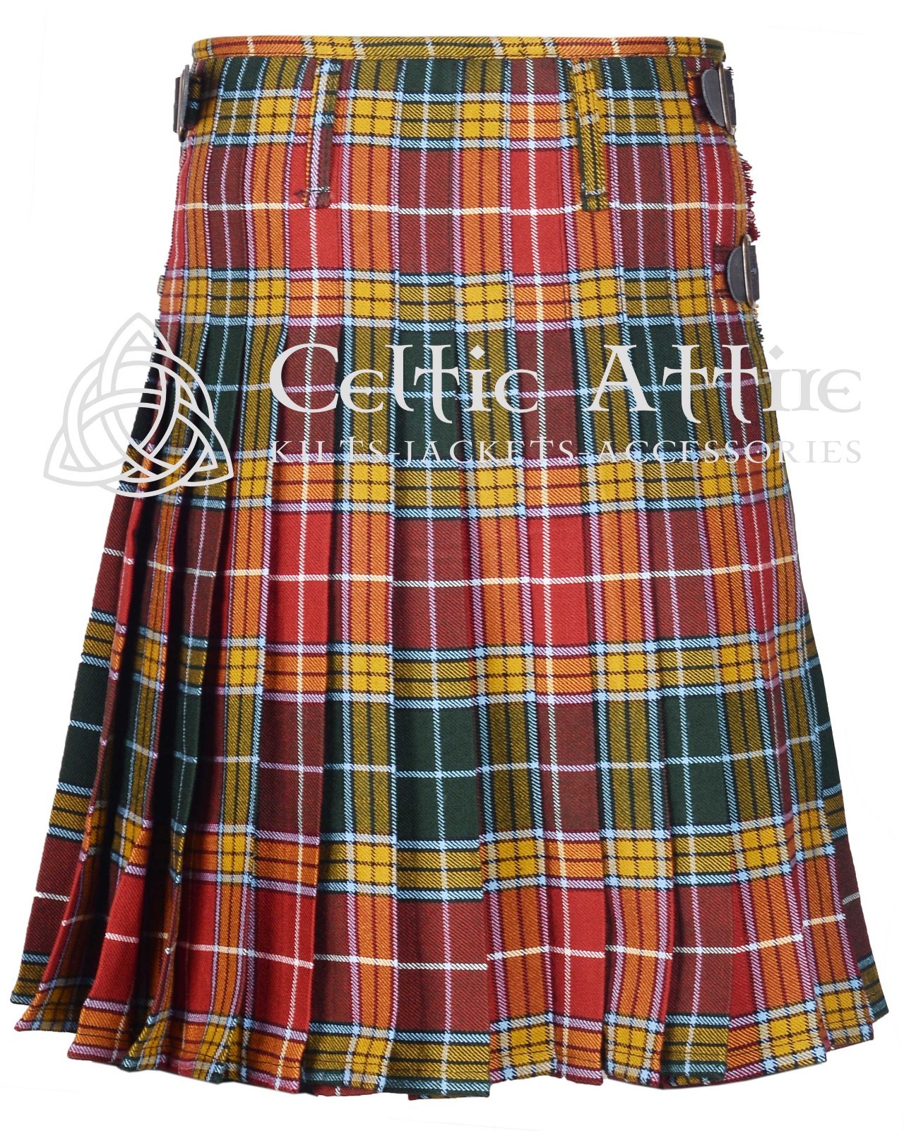 Clan Buchanan Tartan Scottish 8 Yard Kilt – Custom Made By Celtic Attire