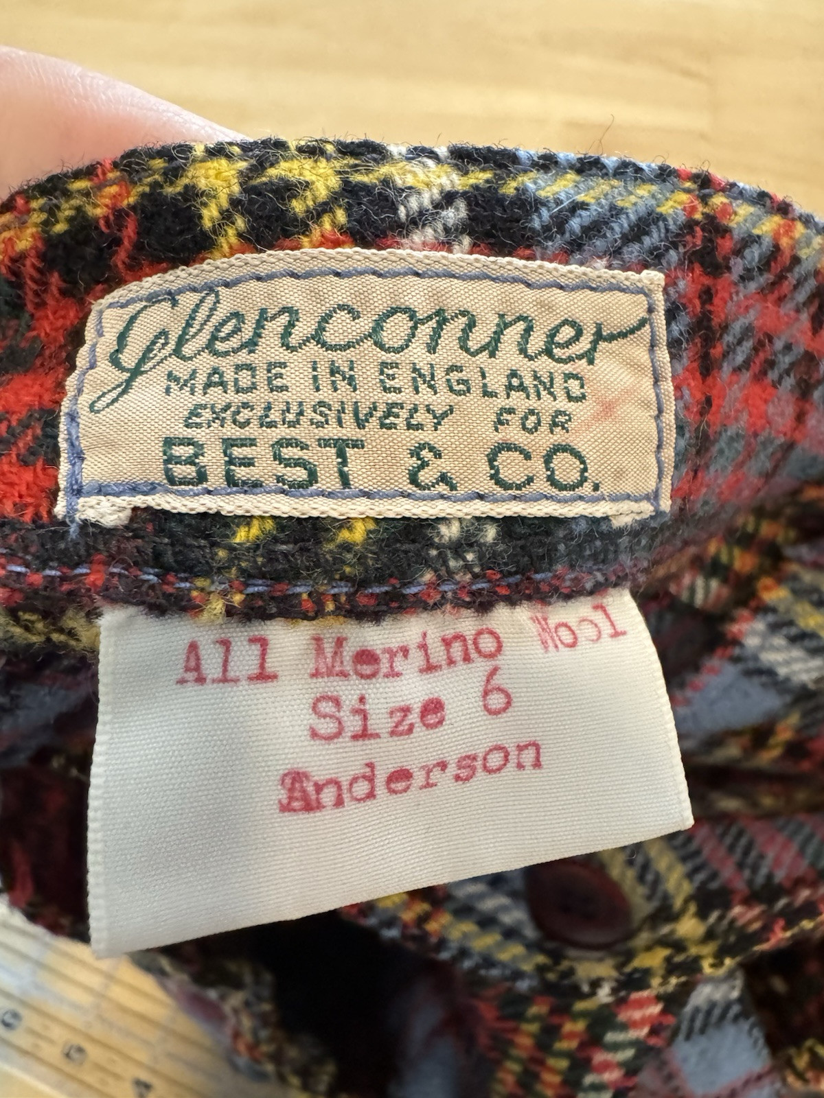 Vintage Glenconner Kilt Skirt Unisex Kids Small Tartan Plaid Suspender Straps