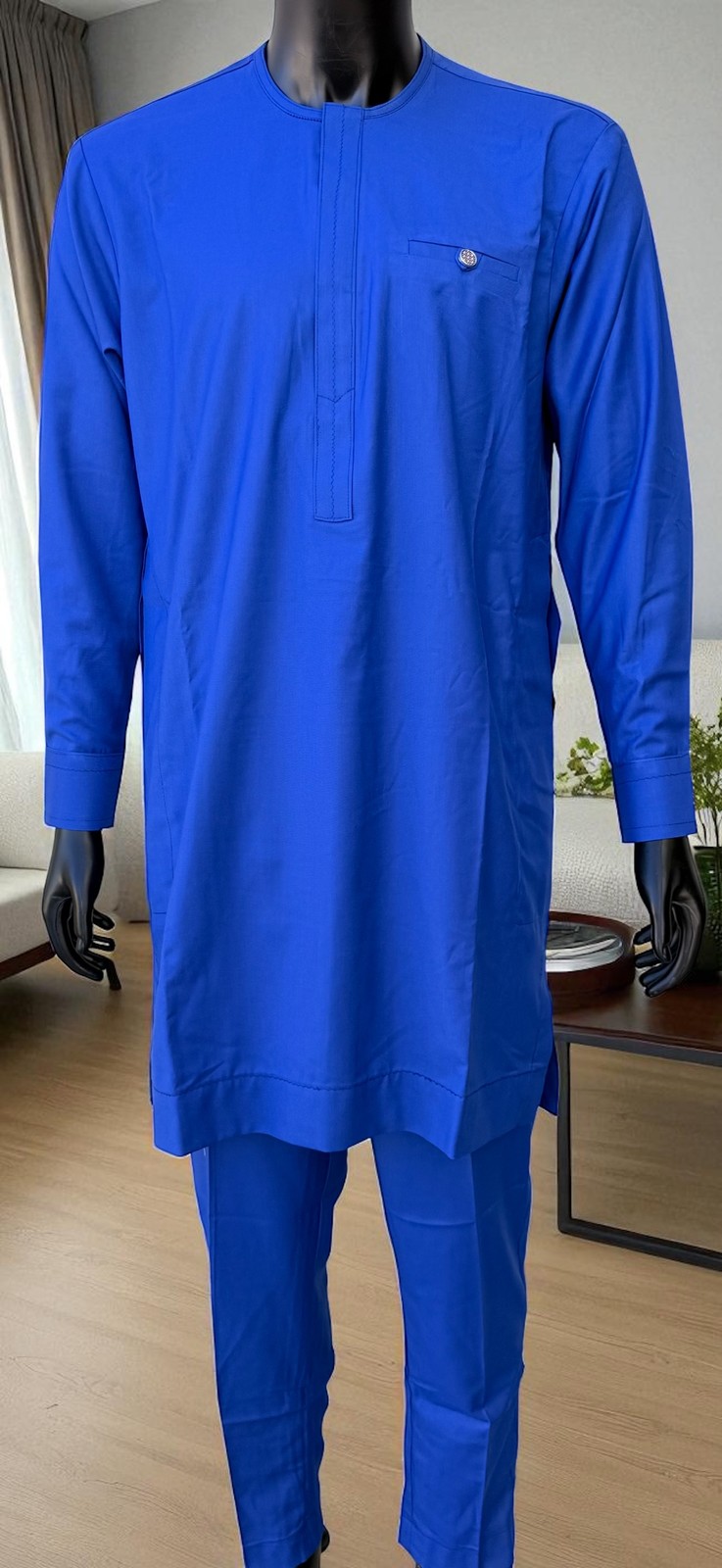 African Men,s Classic Clothing Sets Long Sleeve Two Piece Outfits For Men