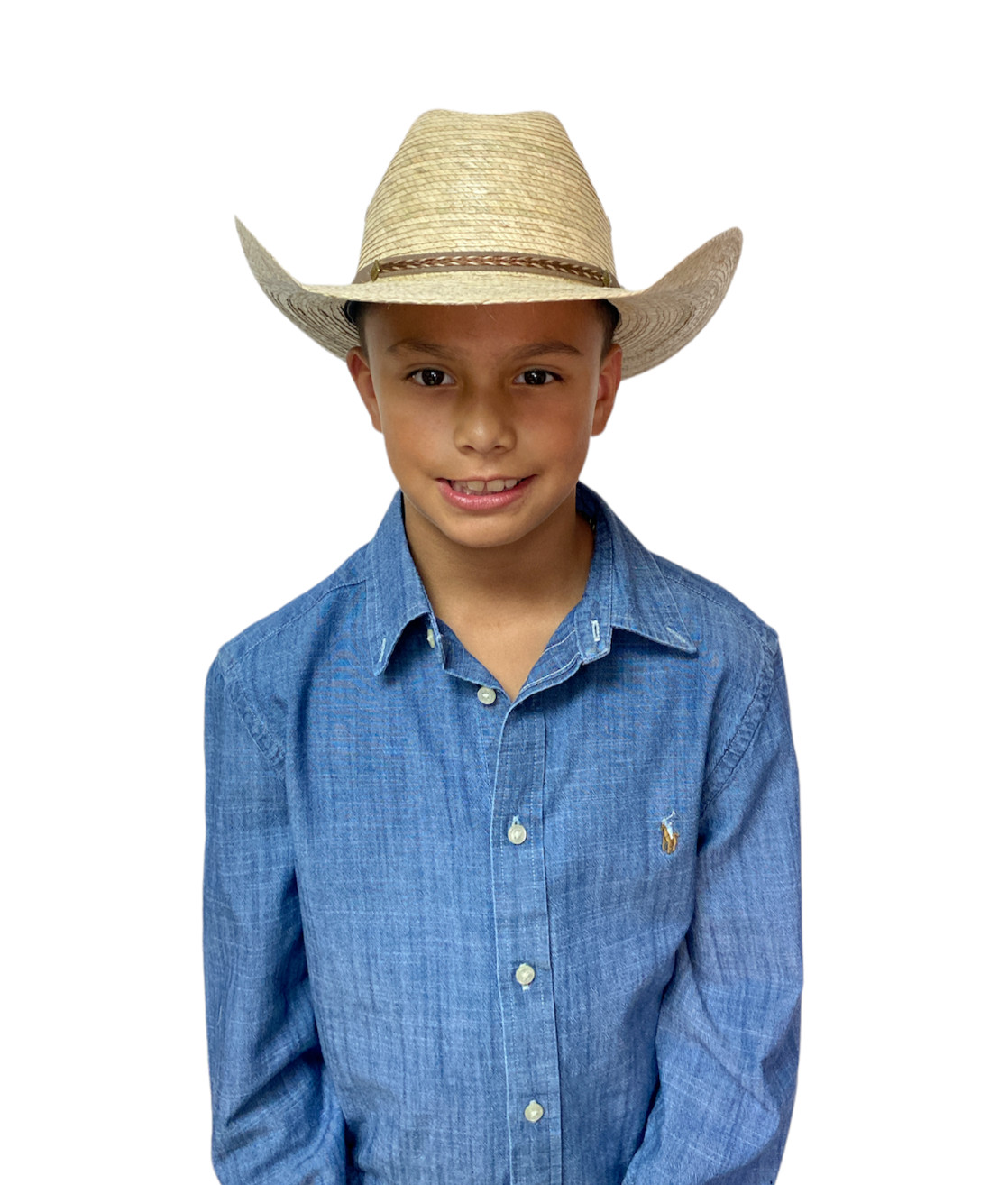 10 WHOLESALE SET KIDS MEXICAN PALM HATS , OUTDOOR ,SOMBRERO , PARTY , 4 -8